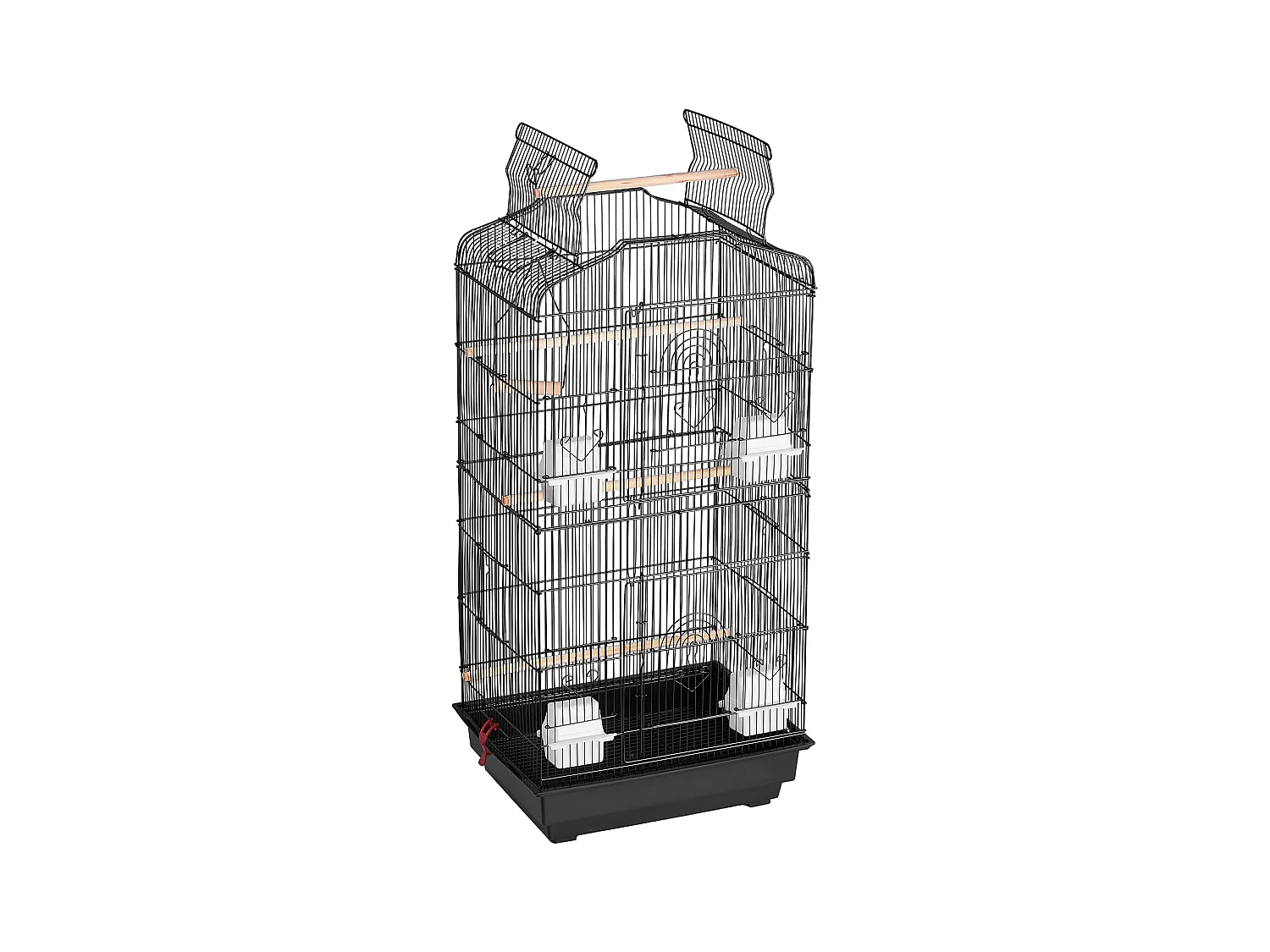 Cage à Oiseaux, SucceBuy Cage de Vol pour Oiseaux de 99 cm Suspendue pour Perroquets et Perruches