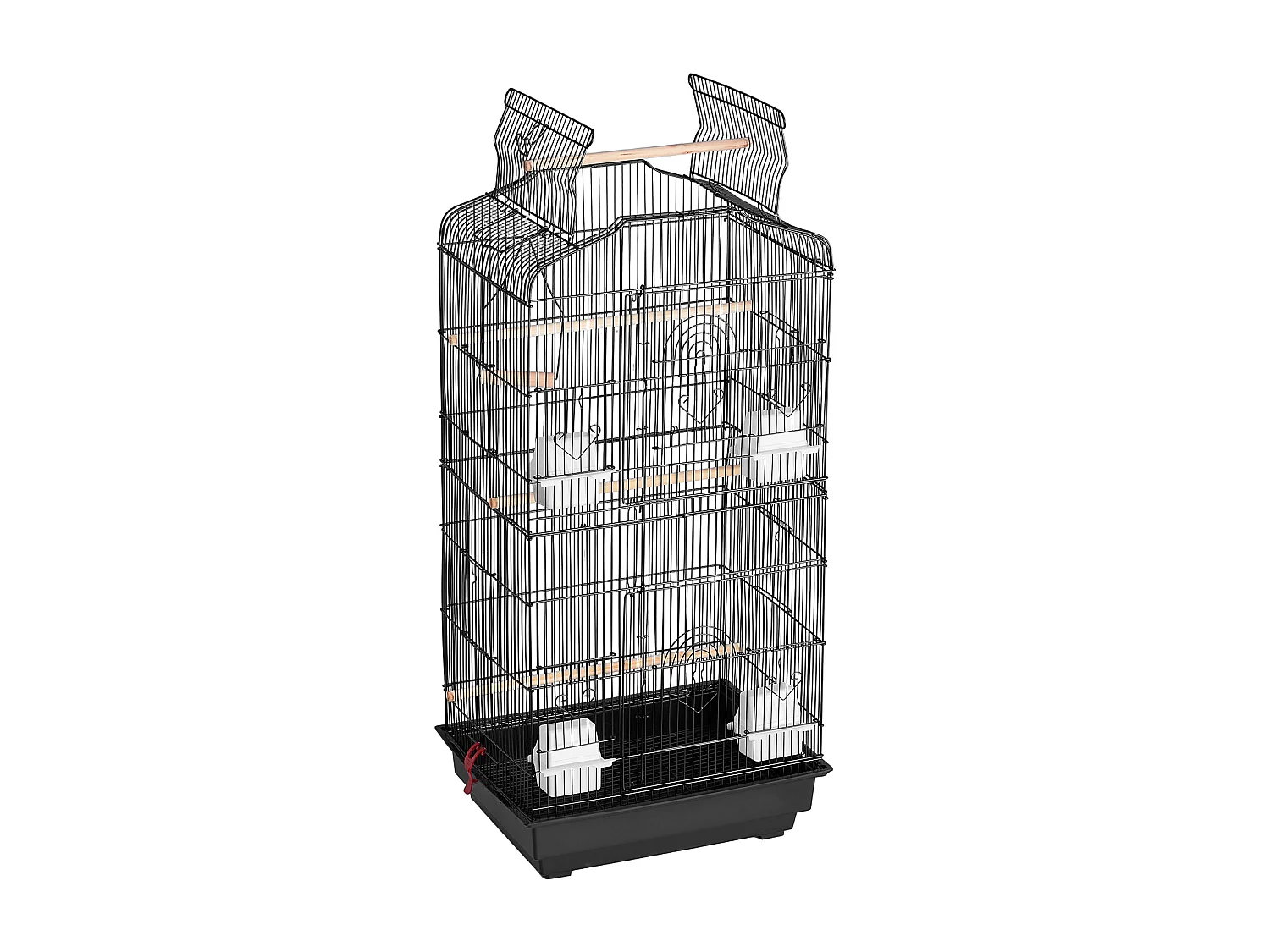 Cage à Oiseaux, SucceBuy Cage de Vol pour Oiseaux de 99 cm Suspendue pour Perroquets et Perruches