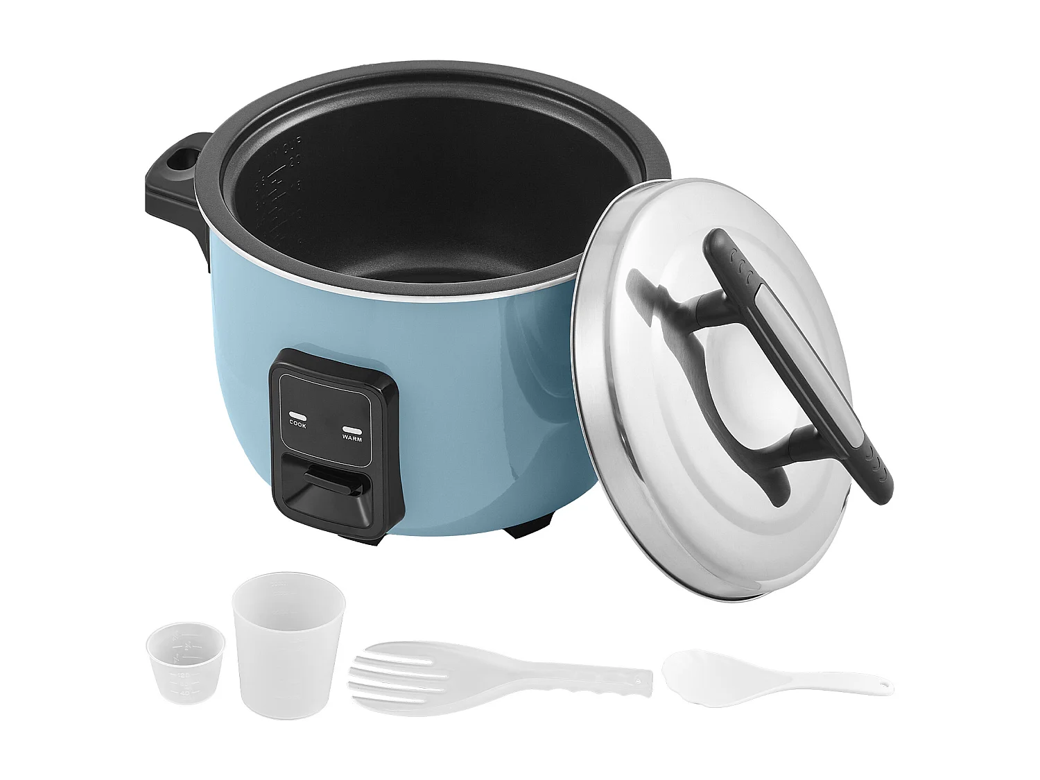 Panela de Arroz Comercial SucceBuy, 40 Chávenas 8 L Antiaderente 24 H Manter Quente para Restaurantes