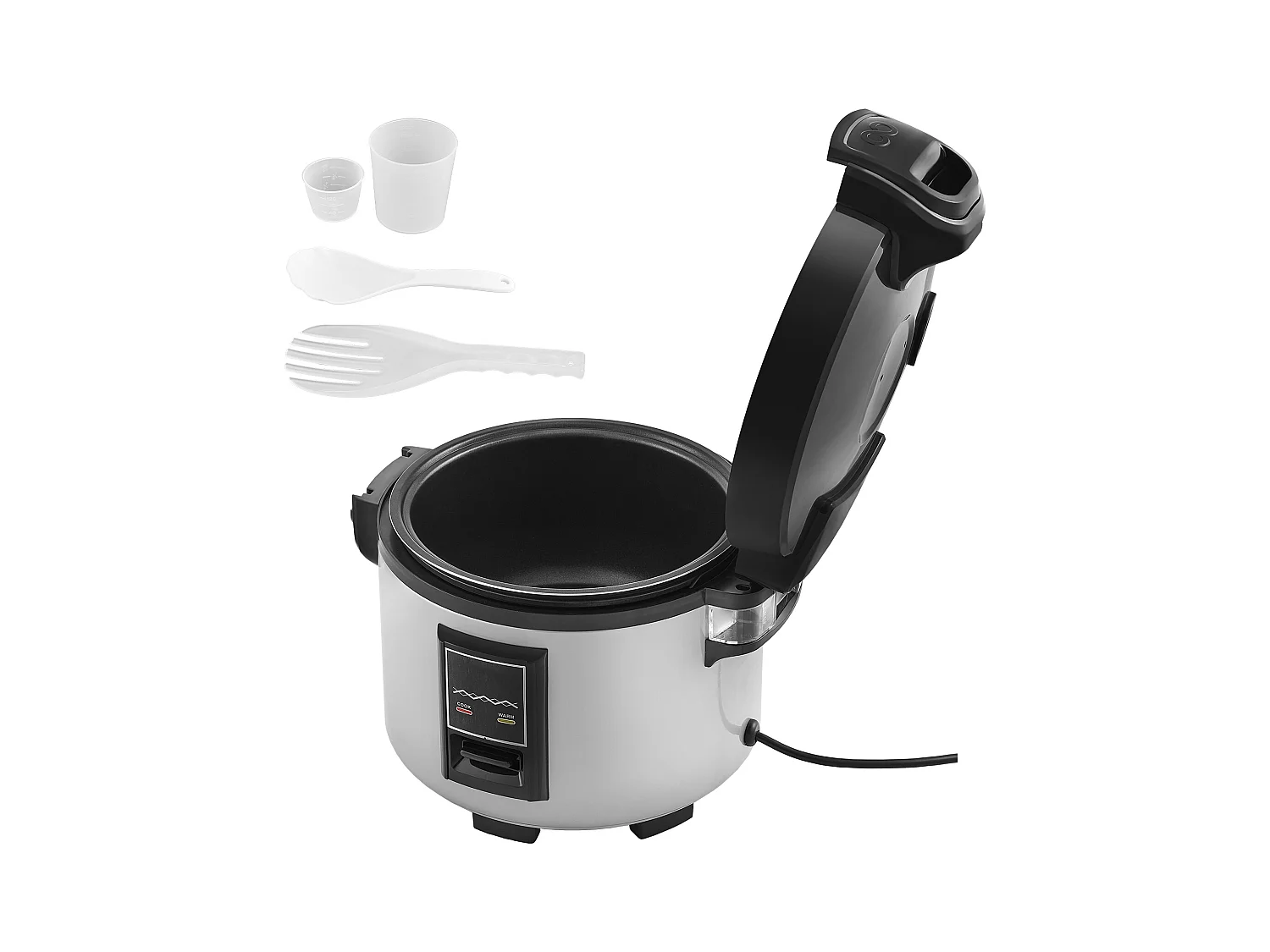 Arrocera Comercial SucceBuy, 45 Tazas 9 L Antiadherente 12 H Mantener Caliente para Restaurantes