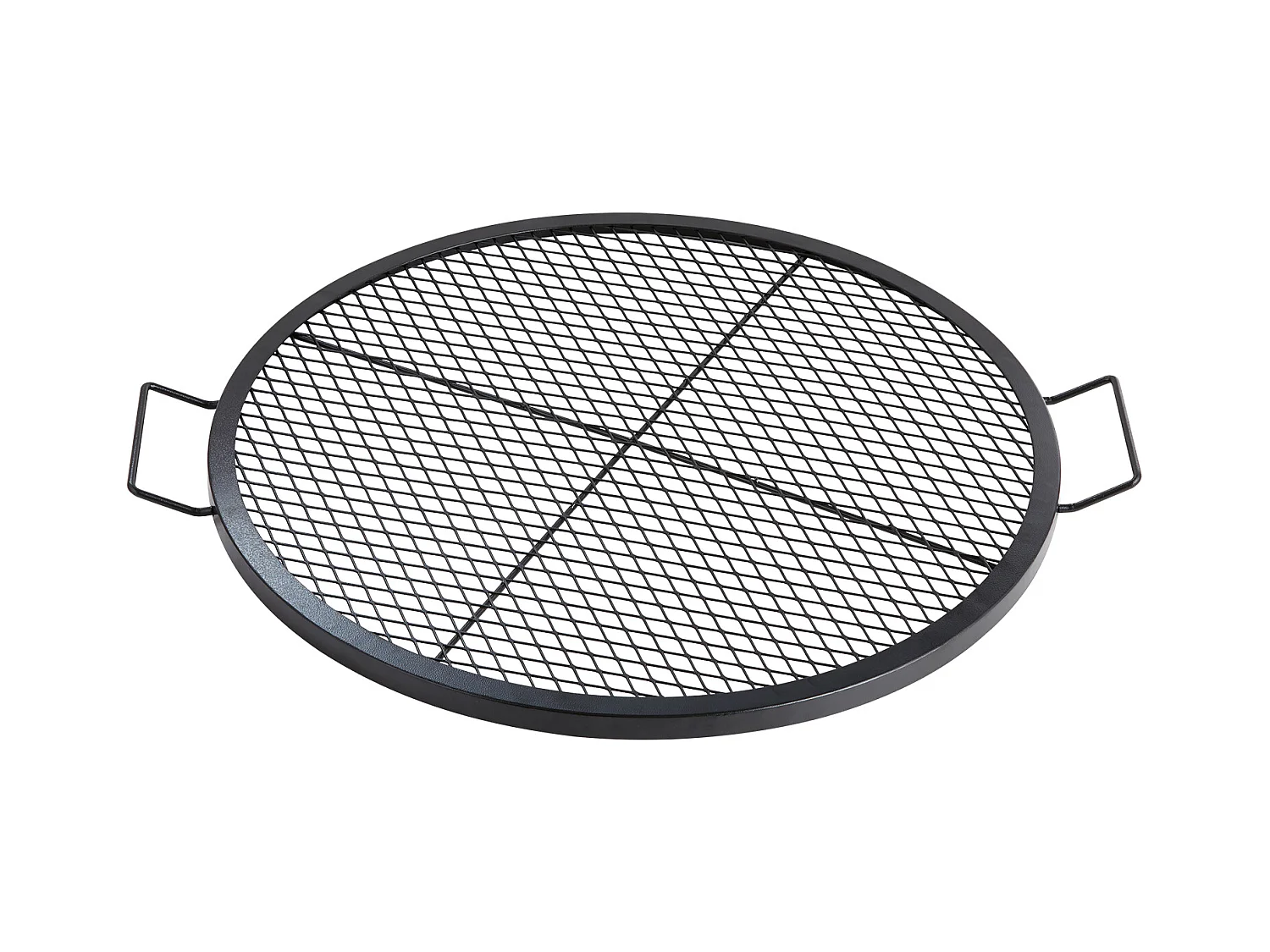 Grille de Cuisson SucceBuy pour Foyer Grille de Cuisson Ronde X-Marks de 76.2CM - Acier Robuste