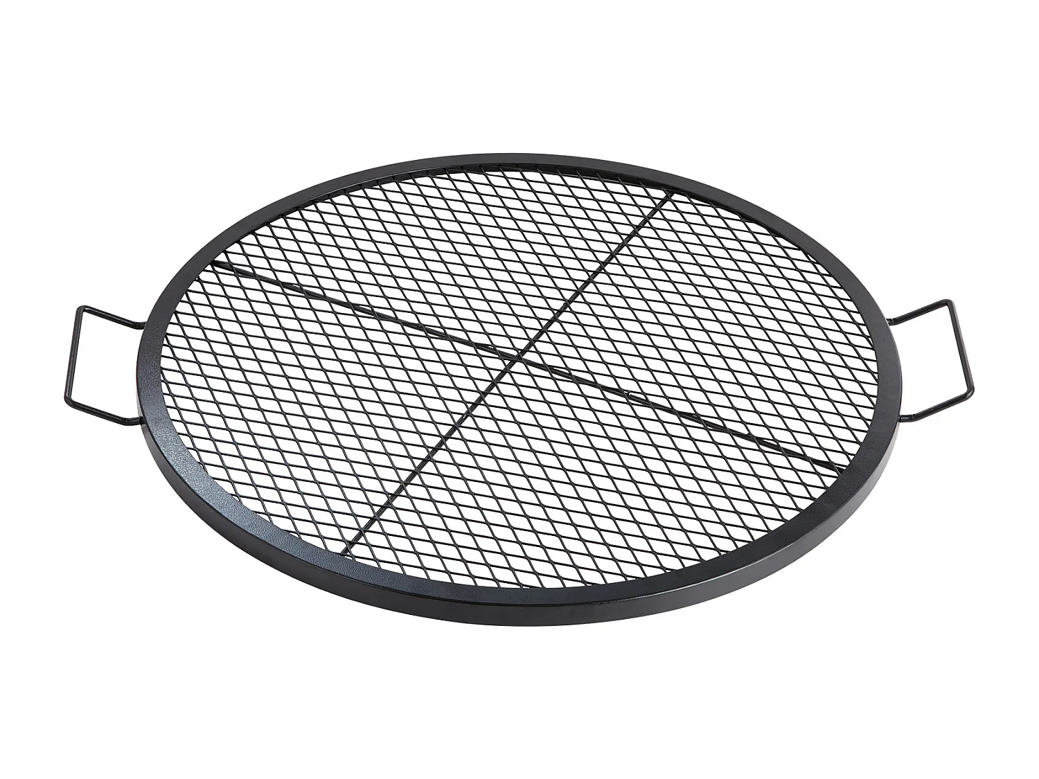 Grille de Cuisson SucceBuy pour Foyer Grille de Cuisson Ronde X-Marks de 76.2CM - Acier Robuste