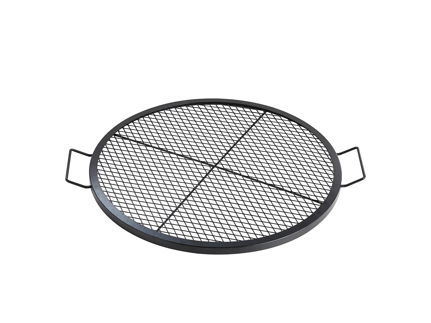 Grille de Cuisson SucceBuy pour Foyer Grille de Cuisson Ronde X-Marks de 76.2CM - Acier Robuste