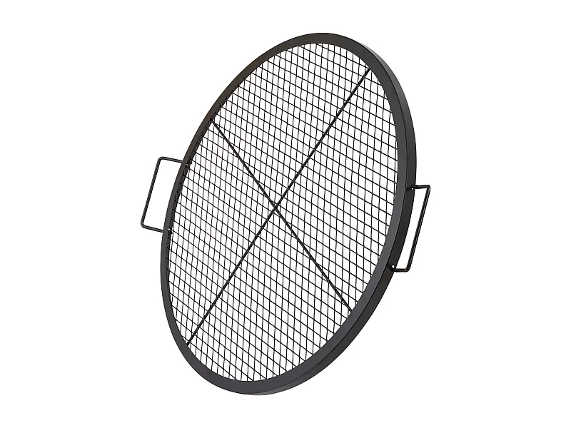 Grille de Cuisson SucceBuy pour Foyer Grille de Cuisson Ronde X-Marks de 76.2CM - Acier Robuste