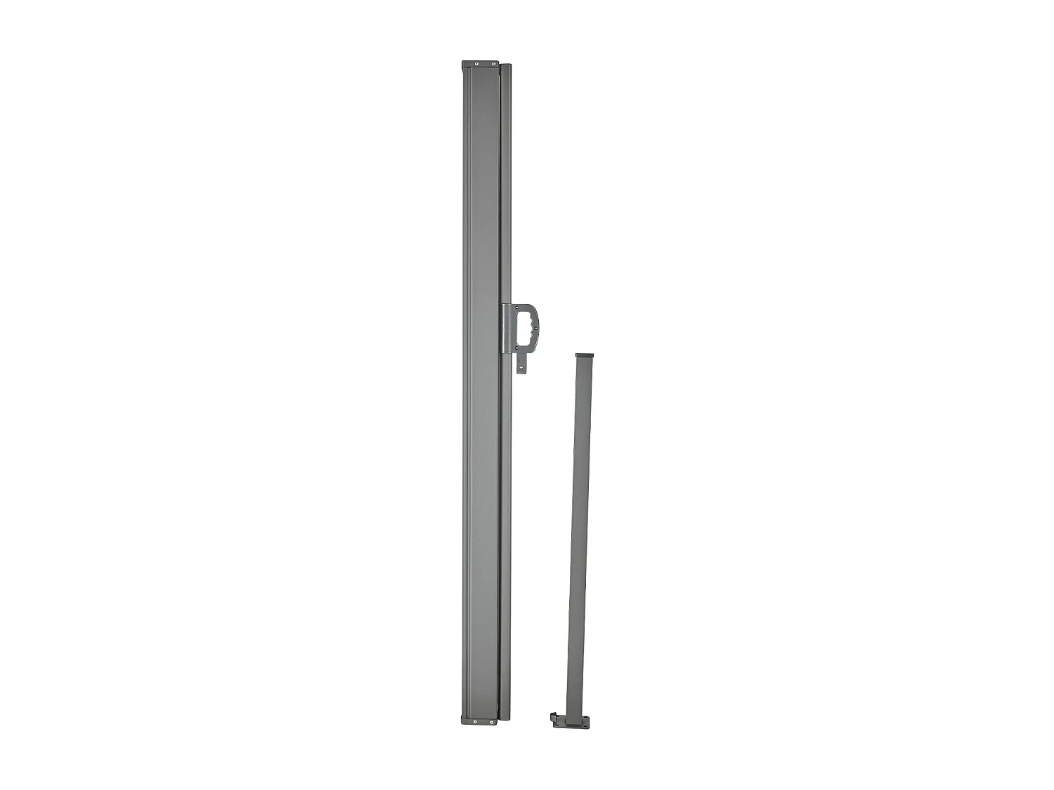 Auvent Latéral Rétractable SucceBuy, 200 x 300 cm, Écran D'intimité pour Terrasse et Séparateur de Clôture, Beige