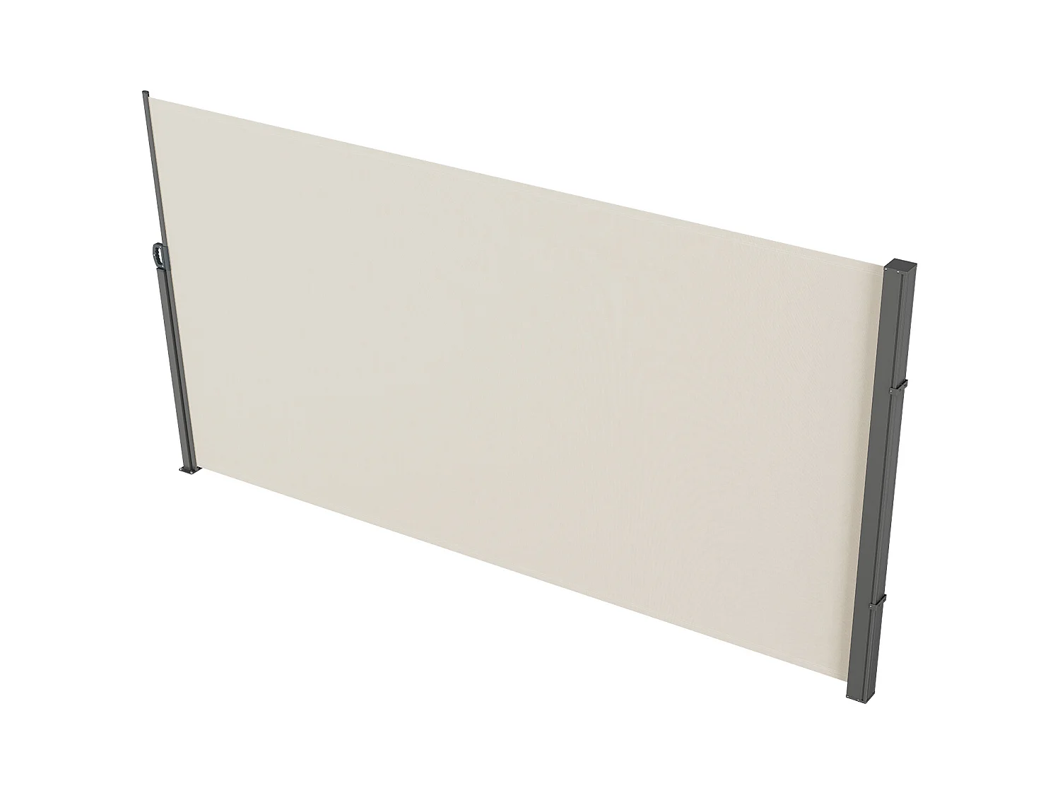 Retractiele Latérale Auvont SucceBuy 160 x 300 cm, Privéscherm voor Terras en Hekseparator, Beige