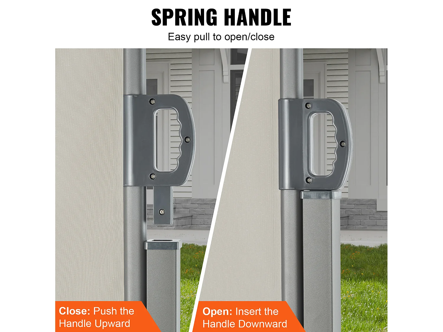 Auvent Laterales Retractil SucceBuy 160 x 300 cm, Escreen de Privacidad para Terraza y Separador de Valla, Beige