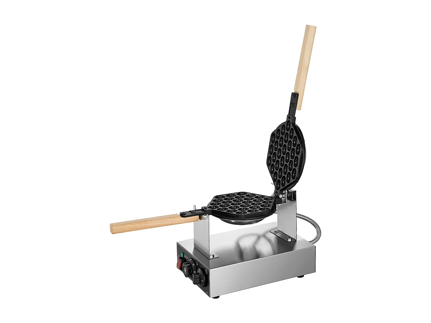 Gaufrier SucceBuy Gaufrier à Bulles Commercial 1400 W Antiadhésif pour Crêpes aux Œufs
