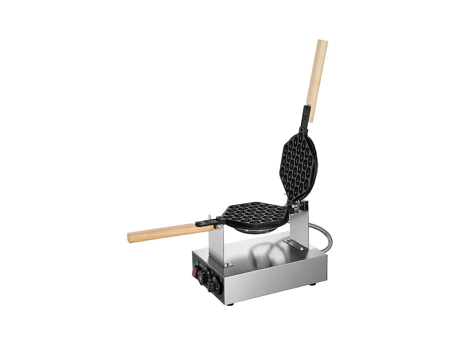 Gaufrier SucceBuy Gaufrier à Bulles Commercial 1400 W Antiadhésif pour Crêpes aux Œufs