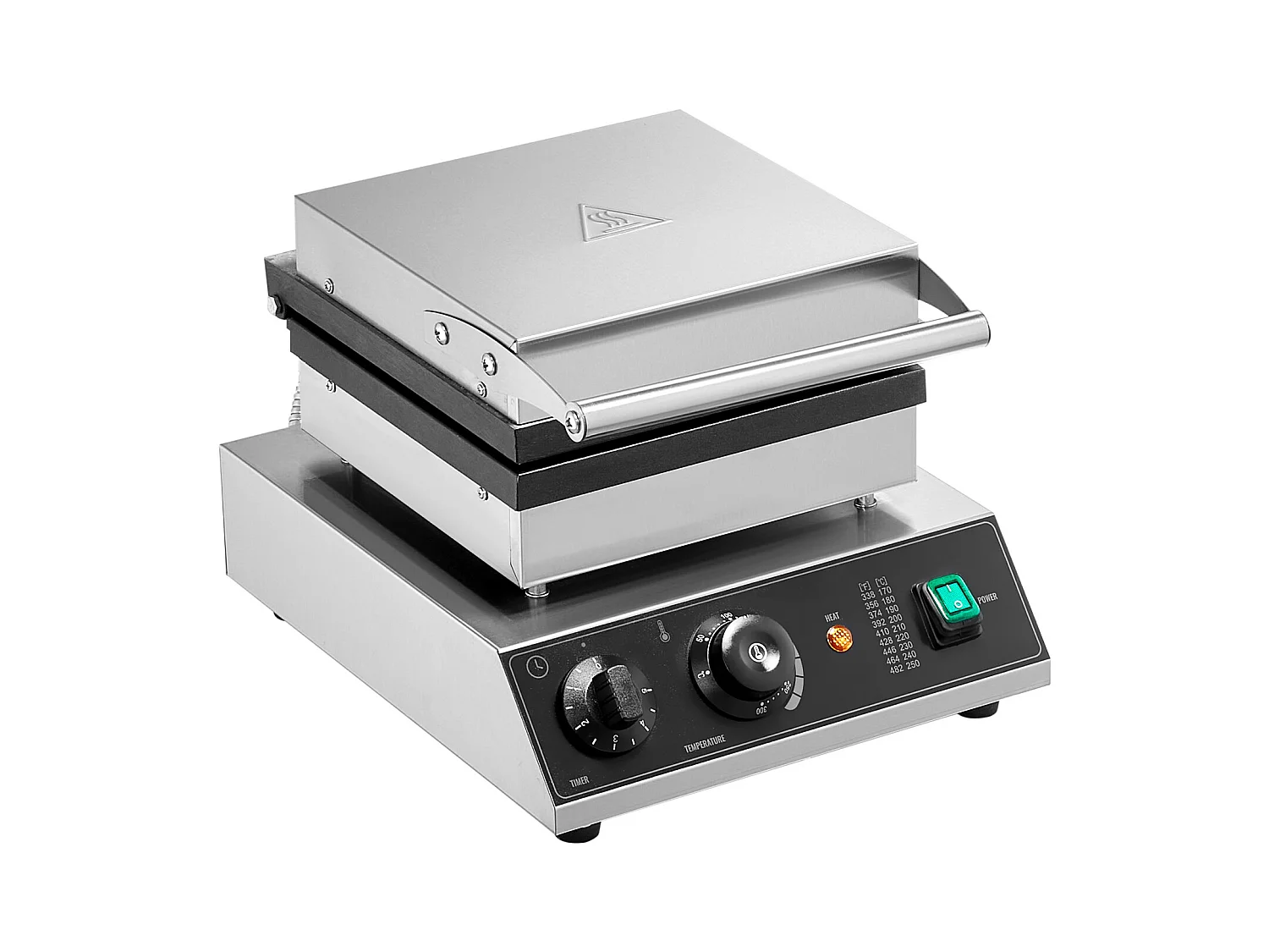 Gaufrier SucceBuy Machine à Gaufres Commerciale 2PCS 2000W Machine de Cuisson Rectangulaire