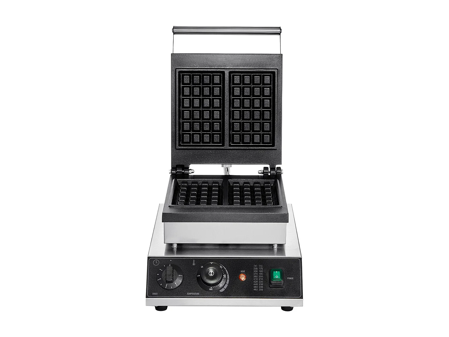 Wafelijzer SucceBuy Wafelijzer Commerciële Wafelmachine 2 STUKS 2000W Rechthoekige Bakmachine