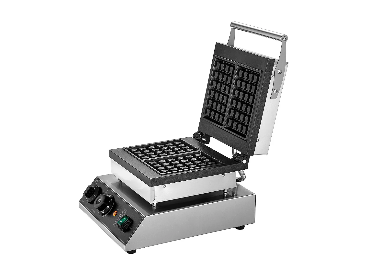 Wafelijzer SucceBuy Wafelijzer Commerciële Wafelmachine 2 STUKS 2000W Rechthoekige Bakmachine