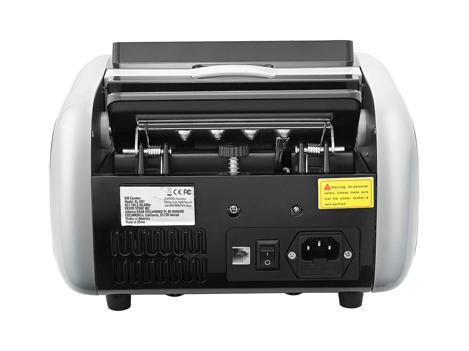 Banknotenzähler SucceBuy , Banknotenzähler mit UV-, MG-, IR- und DD-Erkennung, Zählung von USD- und EUR-Banknoten