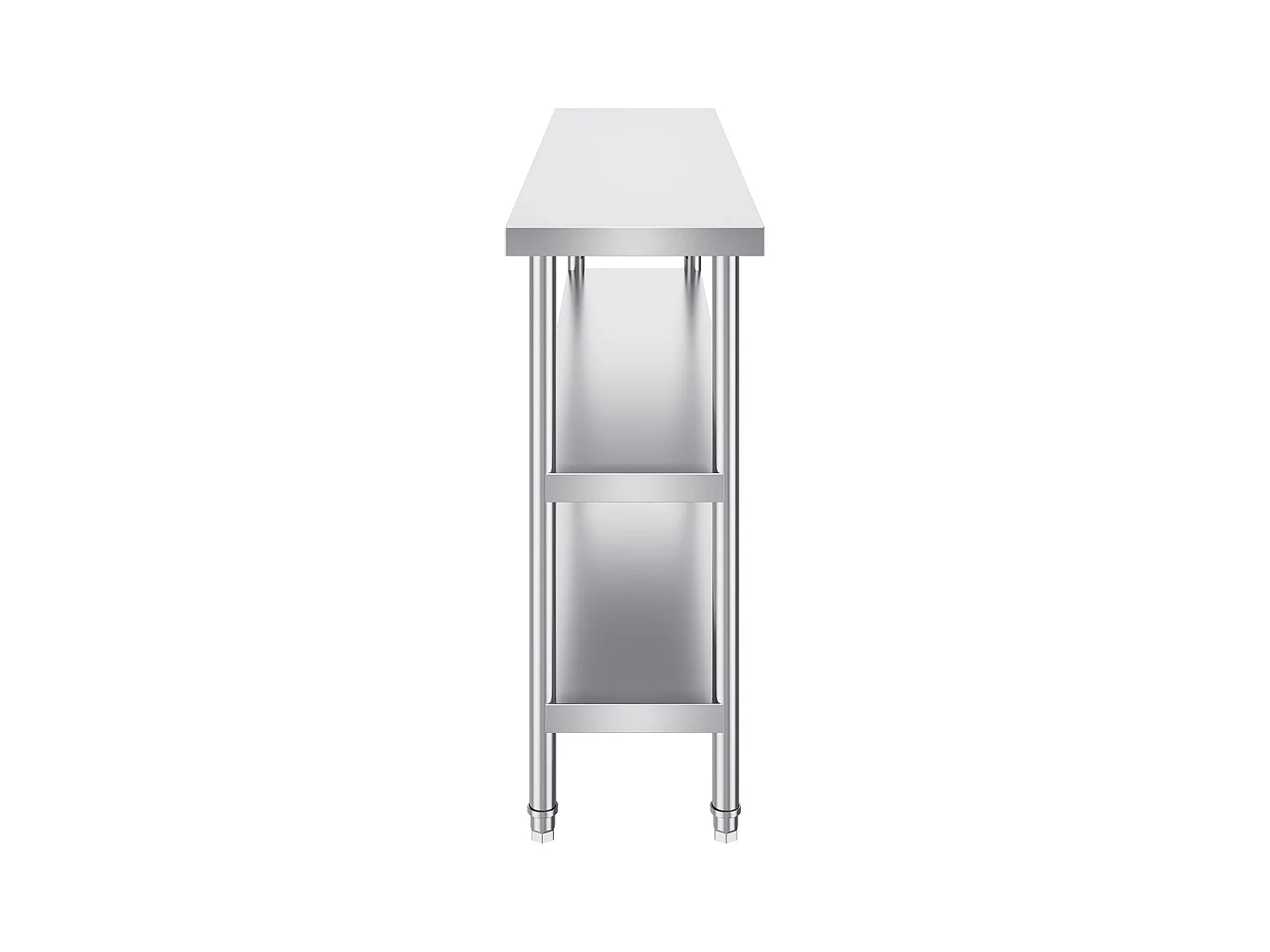 Edelstahl-Arbeitstisch SucceBuy, 356 x 1524 x 864 mm, Gewerblicher Vorbereitungstisch für Küche