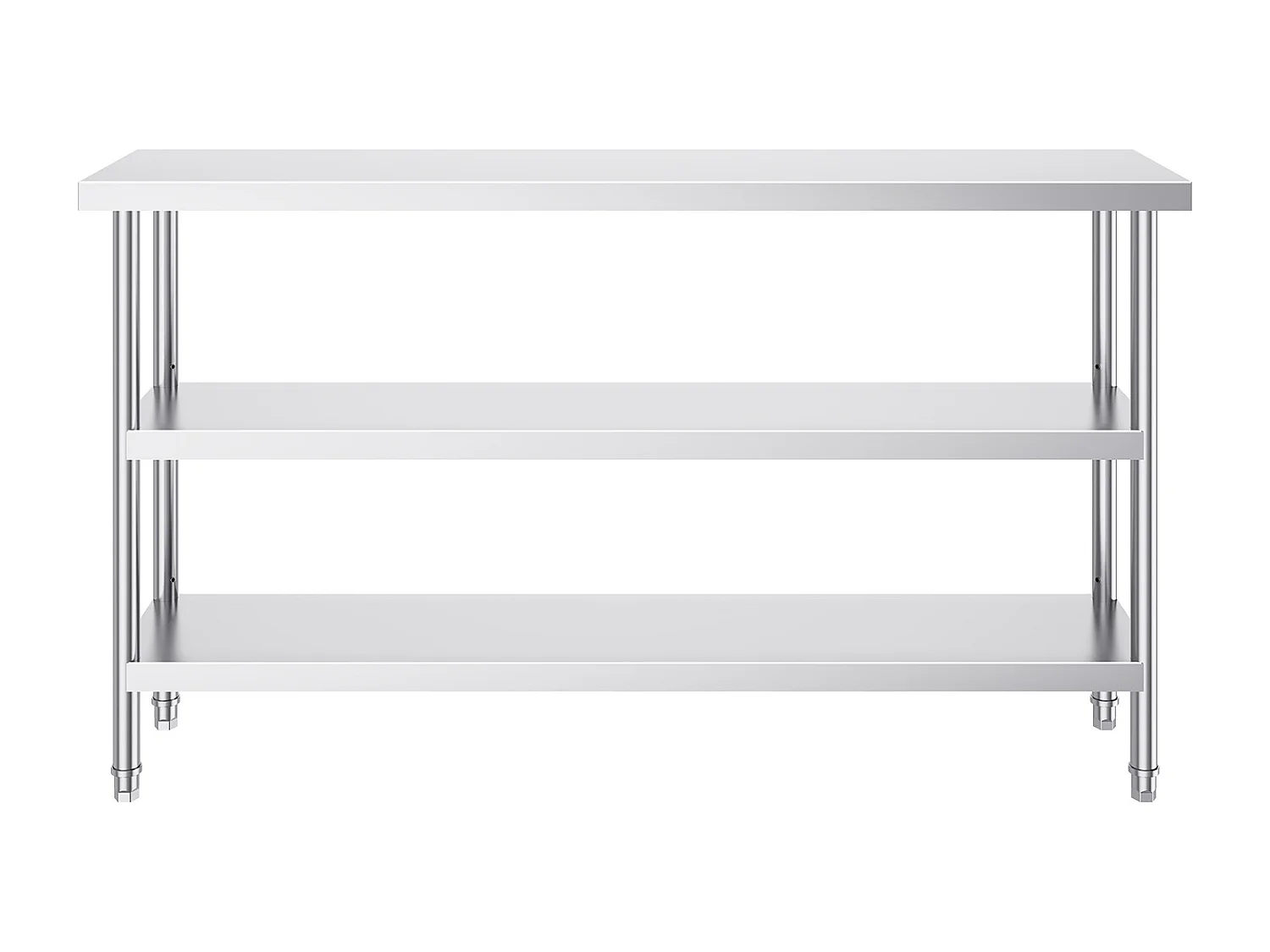 Roestvrijstalen Werktafel SucceBuy, 356 x 1524 x 864 mm, Commerciële Voorbereidingstafel voor Grootkeukens