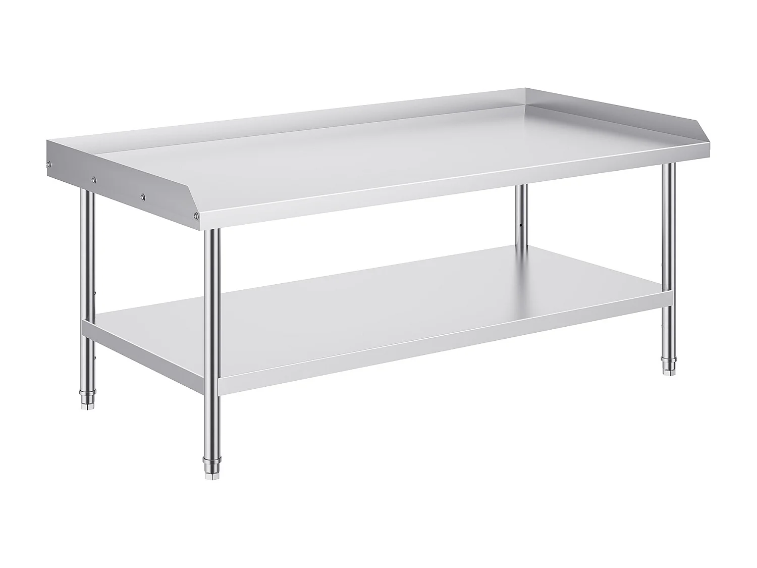 Table de Travail Cuisine SucceBuy 76x152 cm pour Préparation Commerciale des Aliments pour Restaurant