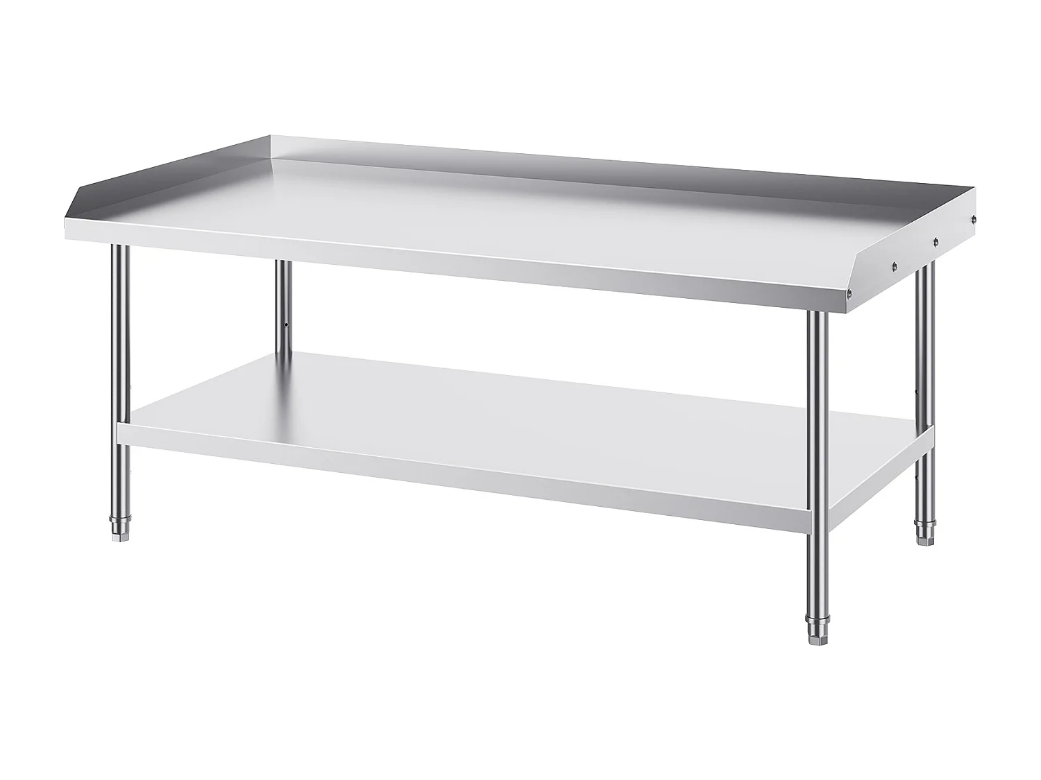 Table de Travail Cuisine SucceBuy 76x152 cm pour Préparation Commerciale des Aliments pour Restaurant