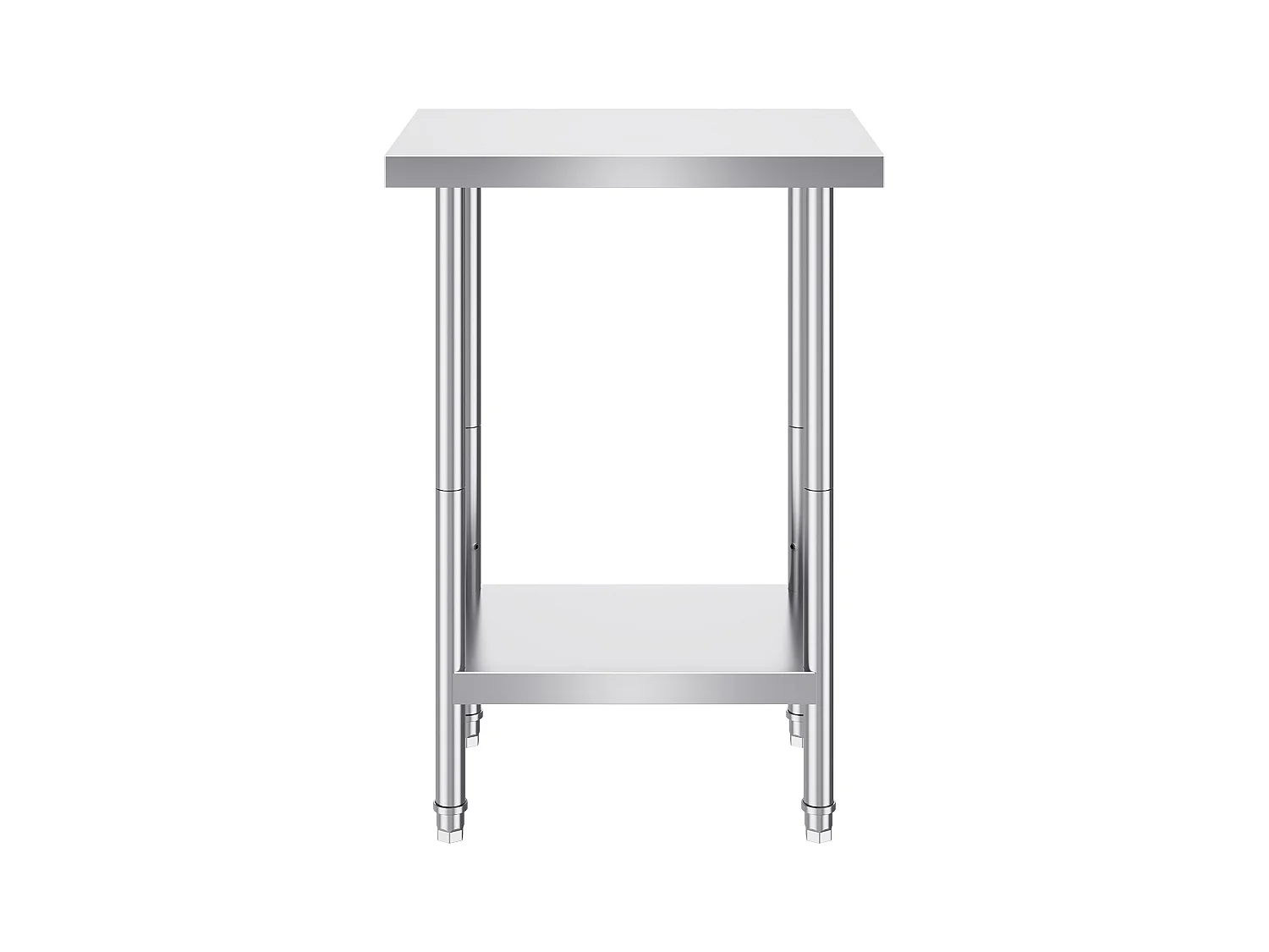 Table de Travail en Acier Inoxydable SucceBuy, 61 x 45,7 x 86,4 cm, Poste de Travail Alimentaire Commercial