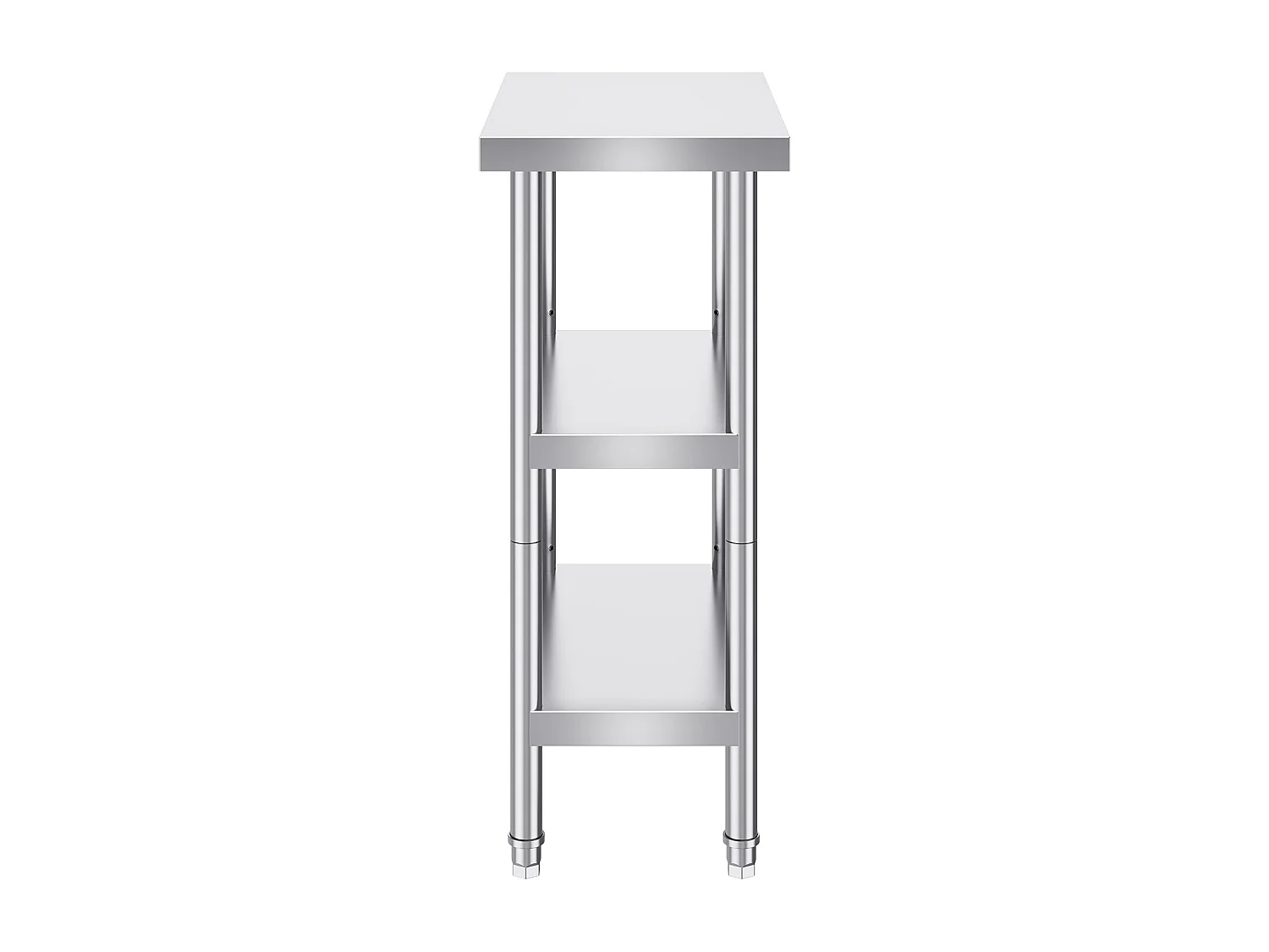 Table de Travail en Acier Inoxydable SucceBuy, 356 x 610 x 864 mm, Table de Préparation pour Cuisine Commerciale