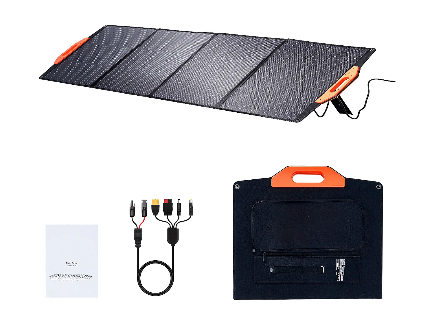 Tragbares Monokristallines Solarmodul SucceBuy, 200 W, Zusammenklappbarer ETFE-Ladesatz