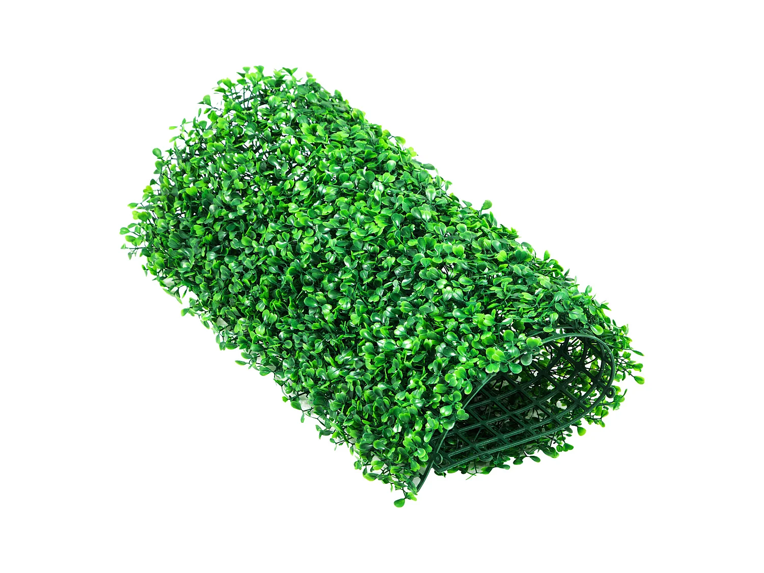 Parziali di Buxo Artificiale SucceBuy 24 Pezzi | Muro di Siepe UV 25.4 x 25.4 cm | Decoro di Classe Verde