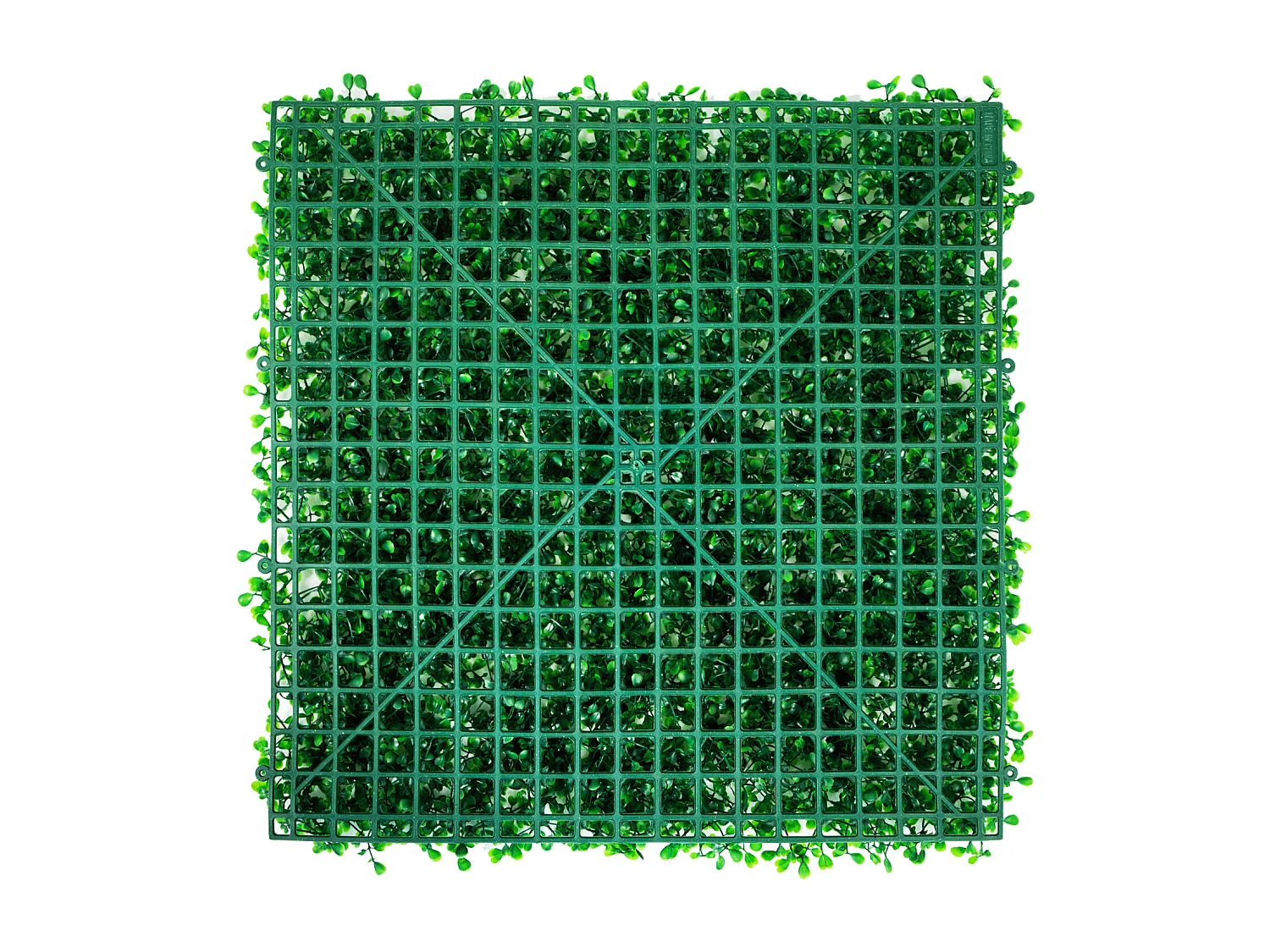 Panneaux de Buis Artificiels SucceBuy 24 Pièces | Mur de Haie UV 25.4 x 25.4 cm | Décor de Clôture Verte