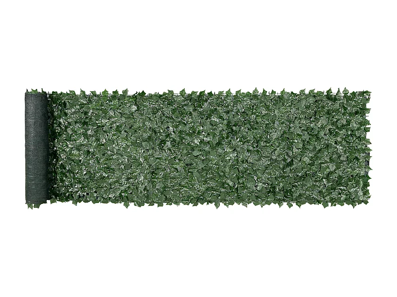 Sztuczne Panelki Buksowe SucceBuy 99x401 cm, Ogrzewanie z Sztucznymi Listkami Pnącza z Podstawą Sieciową