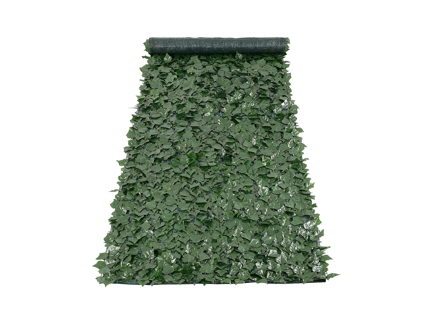 Künstliche Buchsbaumplatten SucceBuy 99x401 cm, Zaun mit künstlichen Efeublättern und Gewebe-Trägerstruktur