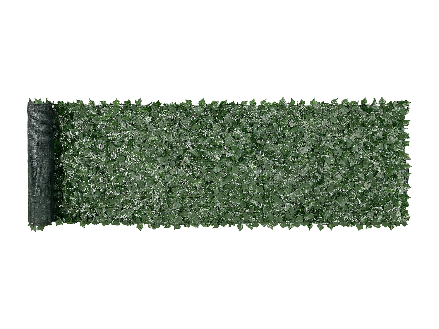Panneaux de Buis Artificiels SucceBuy 99x401 cm, Clôture en Feuilles de Lierre Artificielles avec Support en Tissu Maillé