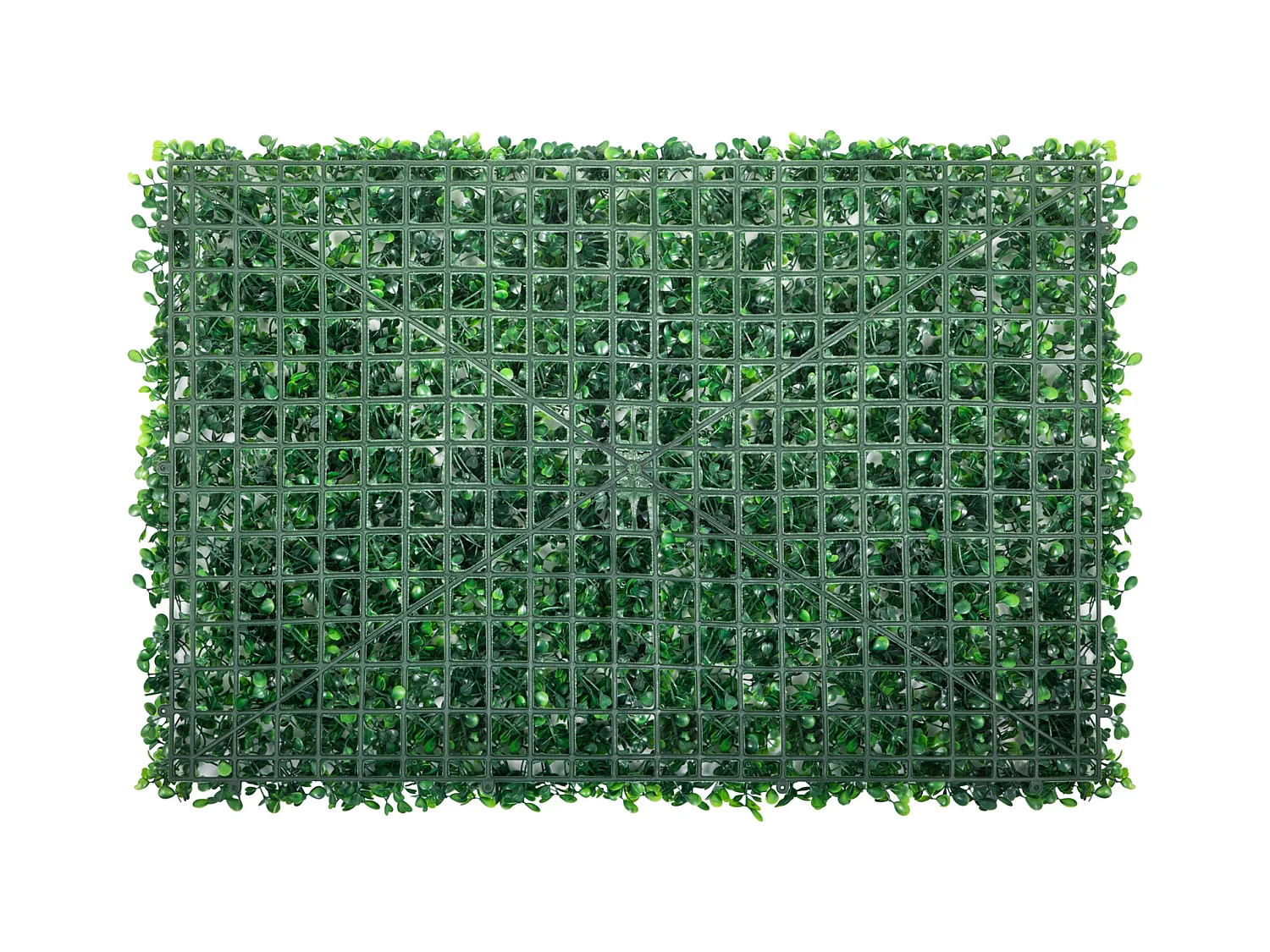 Panneaux de Buis Artificiels SucceBuy 60.96x40.64 cm Protégés contre les UV | 24 Pièces | Décor de Clôture Verte