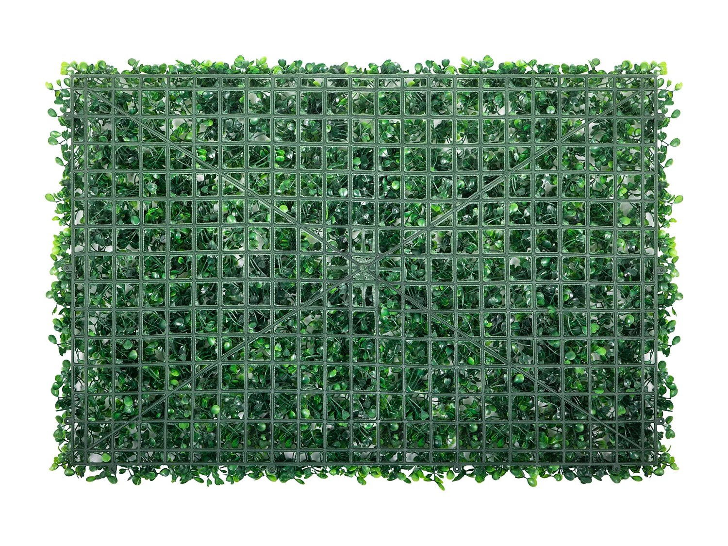 Panneaux de Buis Artificiels SucceBuy 60.96x40.64 cm Protégés contre les UV | 24 Pièces | Décor de Clôture Verte