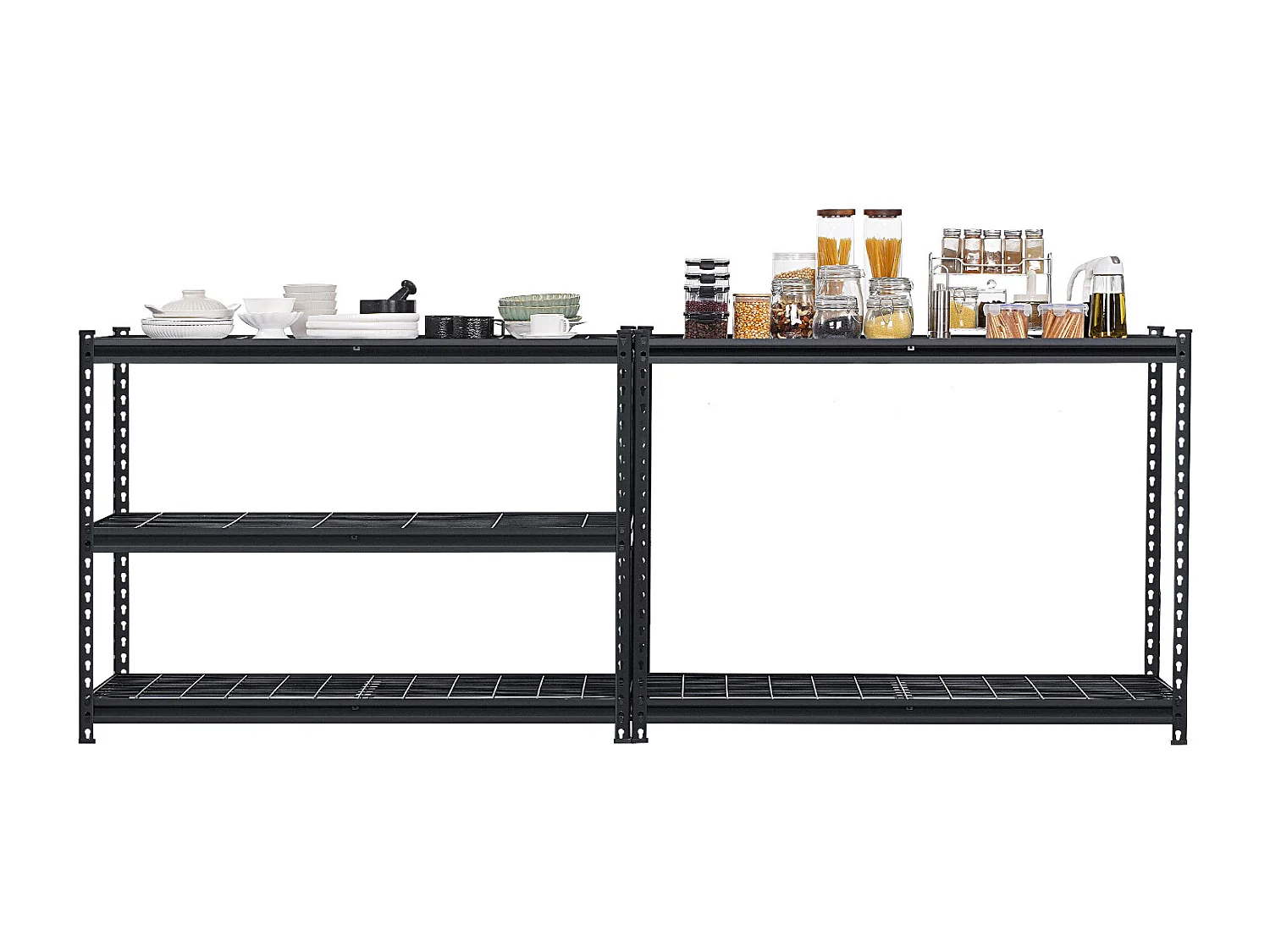 Półki Magazynowe SucceBuy, 5-Poziomowa Regulowana Półka Garażowa, Wytrzymała  1361 kg