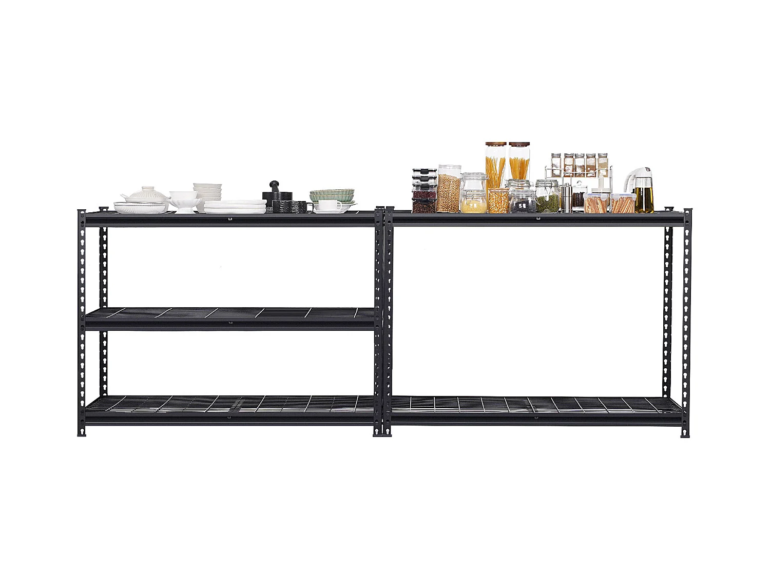 Estantes de Almacenamiento SucceBuy, Estante de Garaje 5 Niveles Ajustable, Robusto 1361kg