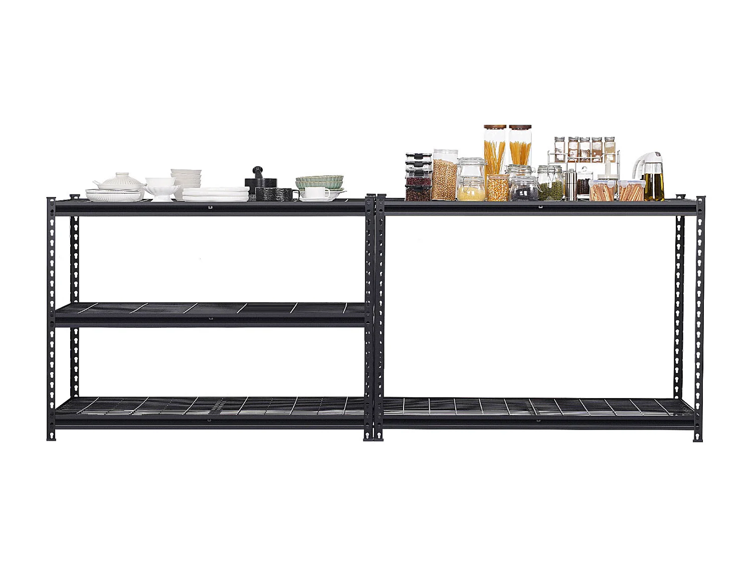 Estantes de Almacenamiento SucceBuy, Estante de Garaje 5 Niveles Ajustable, Robusto 1361kg