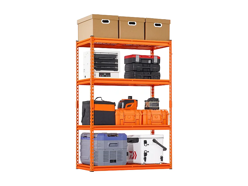 Scaffali di stoccaggio SucceBuy, Scaffale per Garage Regolabile su 4 Livelli, Robusto 1089kg