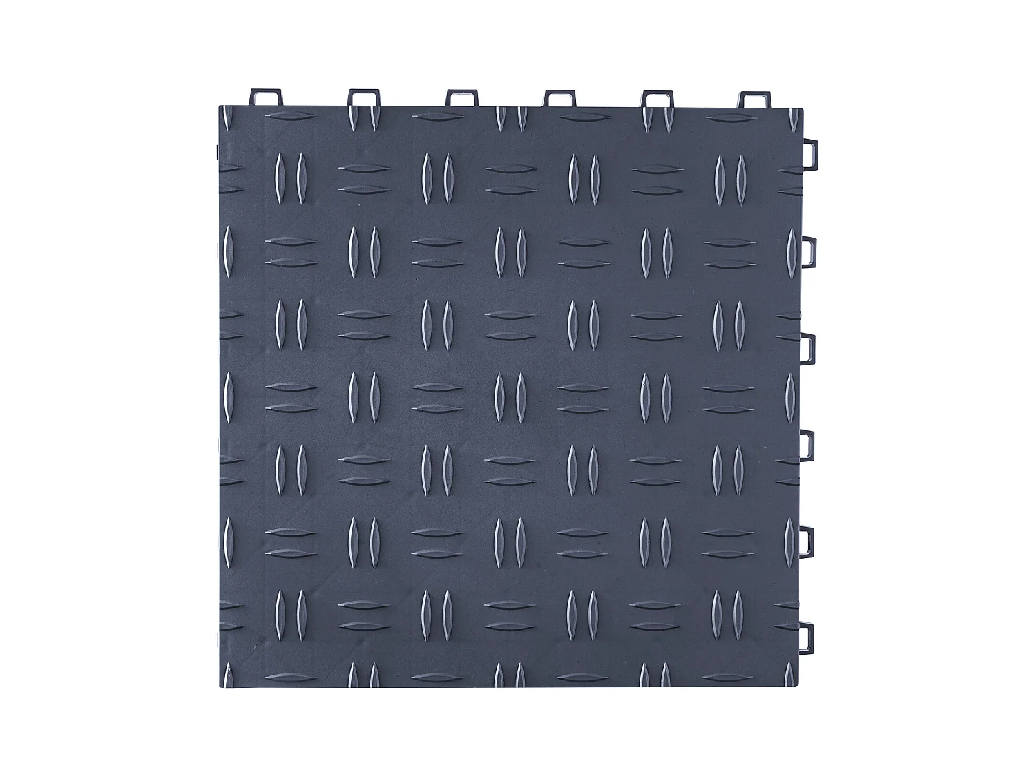 Dalles de Garage SucceBuy Lot de 50 Carreaux de Garage à Emboîter 30.48x30.48 CM Gris
