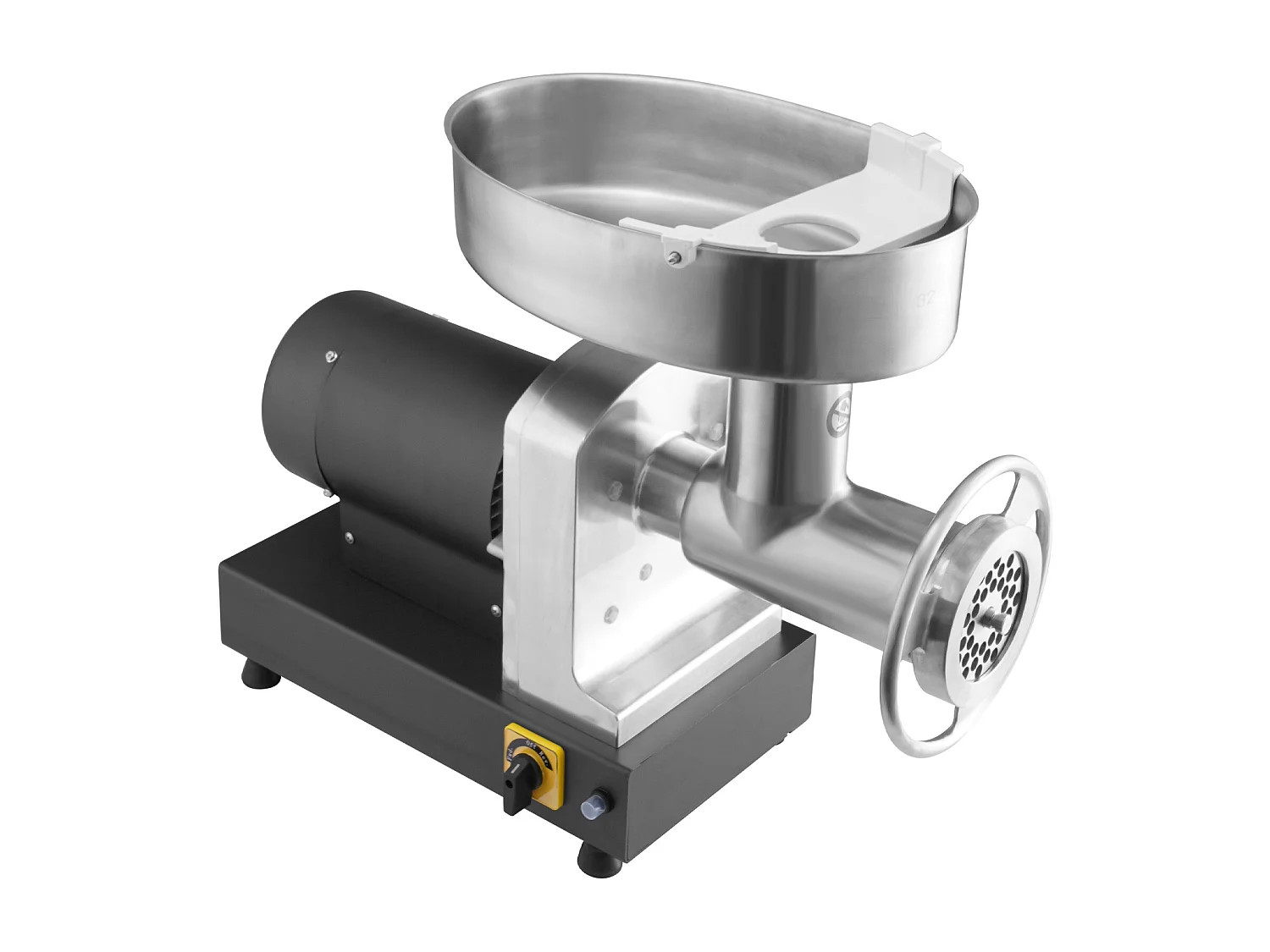 Hachoir à Viande SucceBuy Électrique Robuste, Capacité 1100 W et Poussoir à Saucisses, 450KG/h