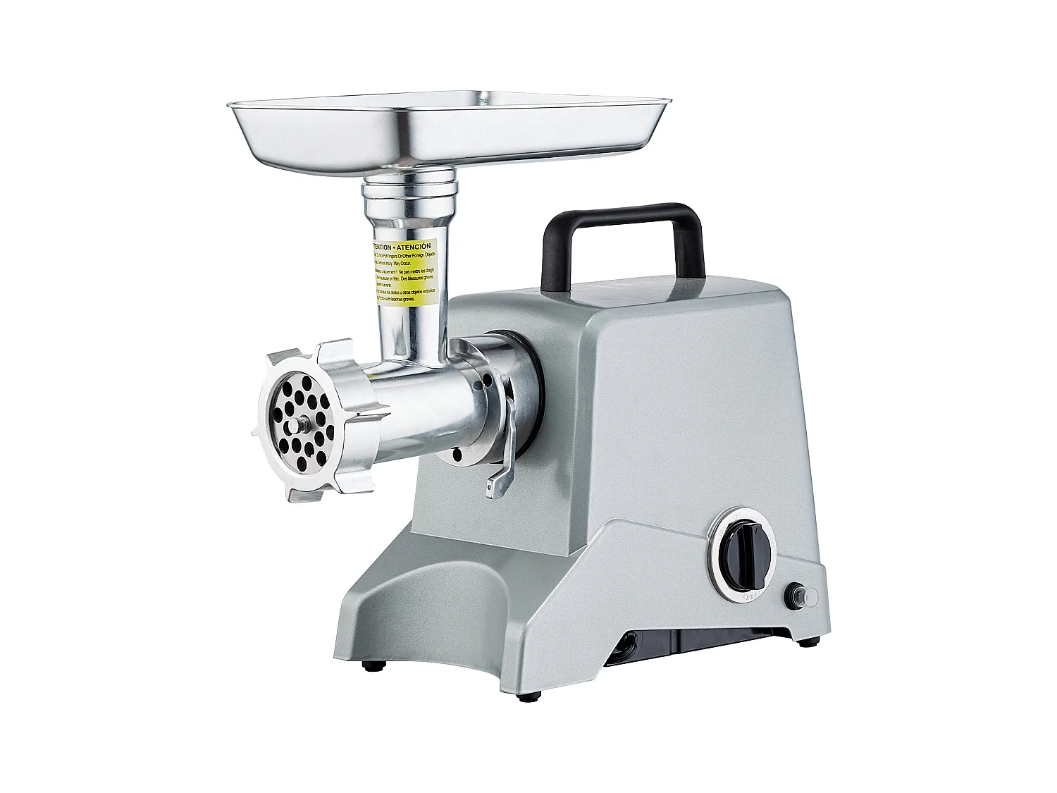 Hachoir à Viande Électrique Commercial SucceBuy d'une Capacité de 2.3KG/min et de 575 W avec Fonction de Farce de Saucisses