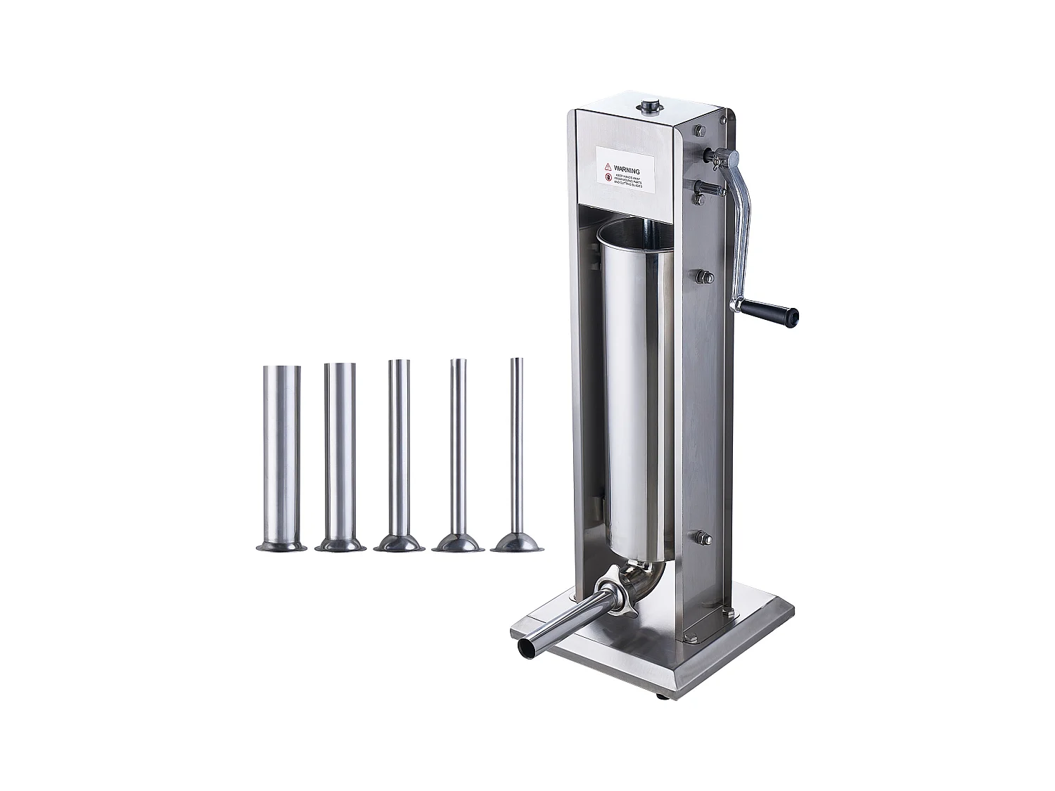 Machine à Saucisses, SucceBuy Poussoir à Saucisses Manuel 7L, Acier Inoxydable