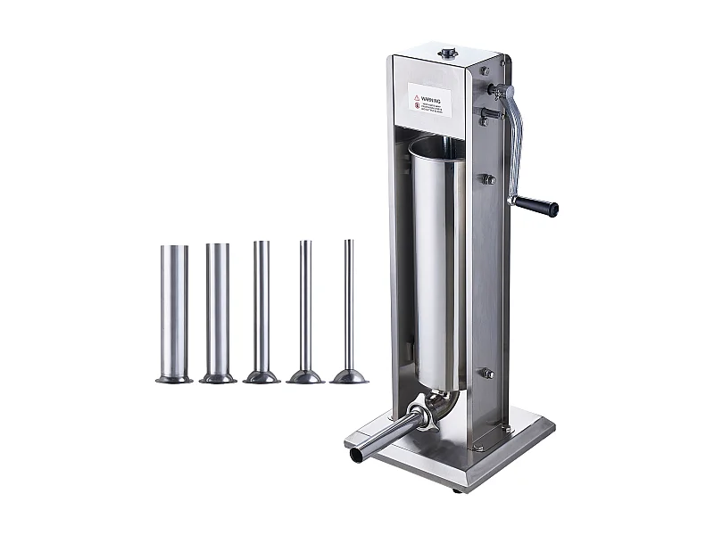 Machine à Saucisses, SucceBuy Poussoir à Saucisses Manuel 7L, Acier Inoxydable