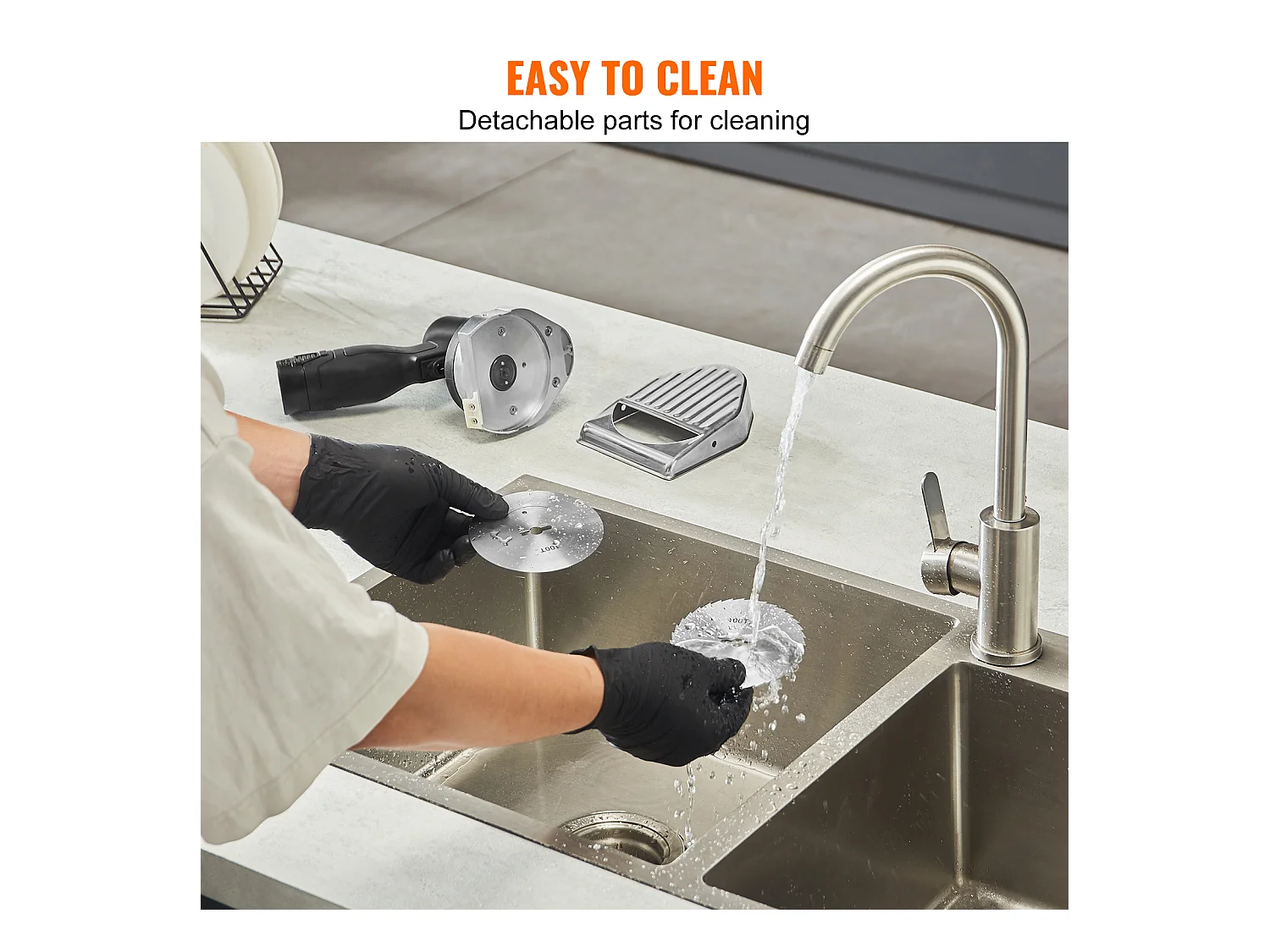 Elektrisches Shawarma-Messer SucceBuy, 80 W Kabelloser Akku, Professioneller Türkischer Gyro-Schneider, Edelstahl, 2 Klingen, für Kommerzielle Nutzung