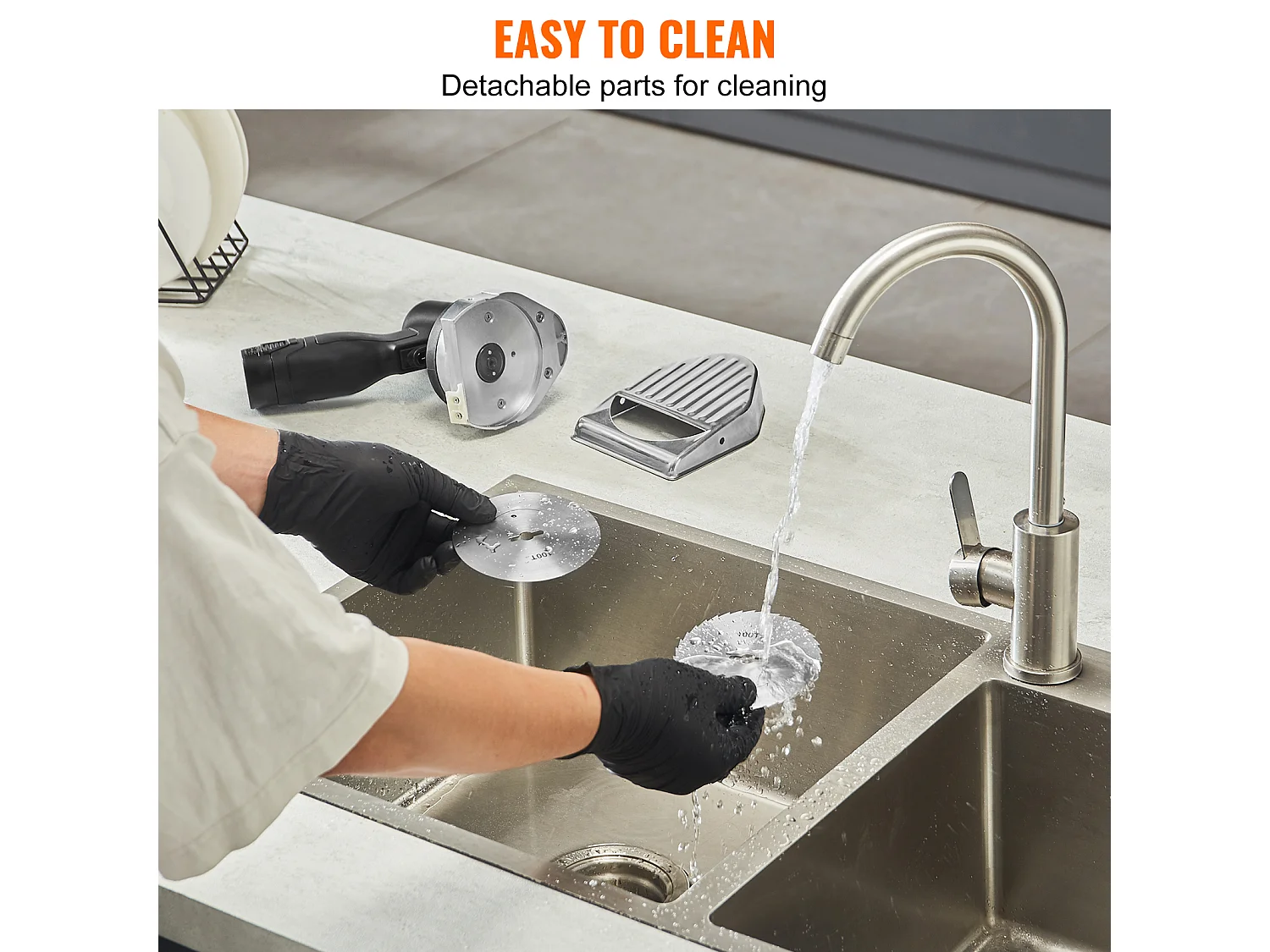 Couteau Shawarma Électrique SucceBuy, Batterie sans Fil 80 W, Coupe-gyroscope Turc Professionnel, Acier Inoxydable, 2 Lames, pour un Usage Commercial