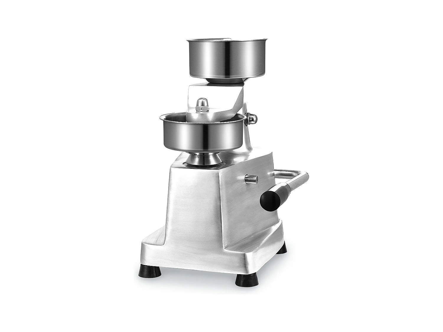 Hamburgerpers SucceBuy, Commerciële Rundvleesfrikandelpers 10 cm 110V, Commerciële Pers, RVS