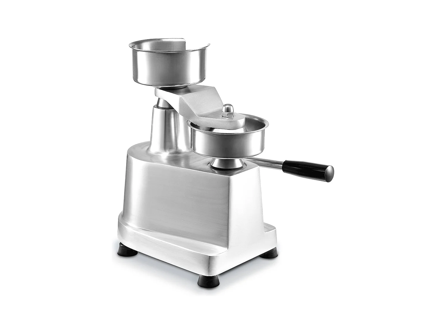 Hamburgerpers SucceBuy, Commerciële Rundvleesfrikandelpers 10 cm 110V, Commerciële Pers, RVS