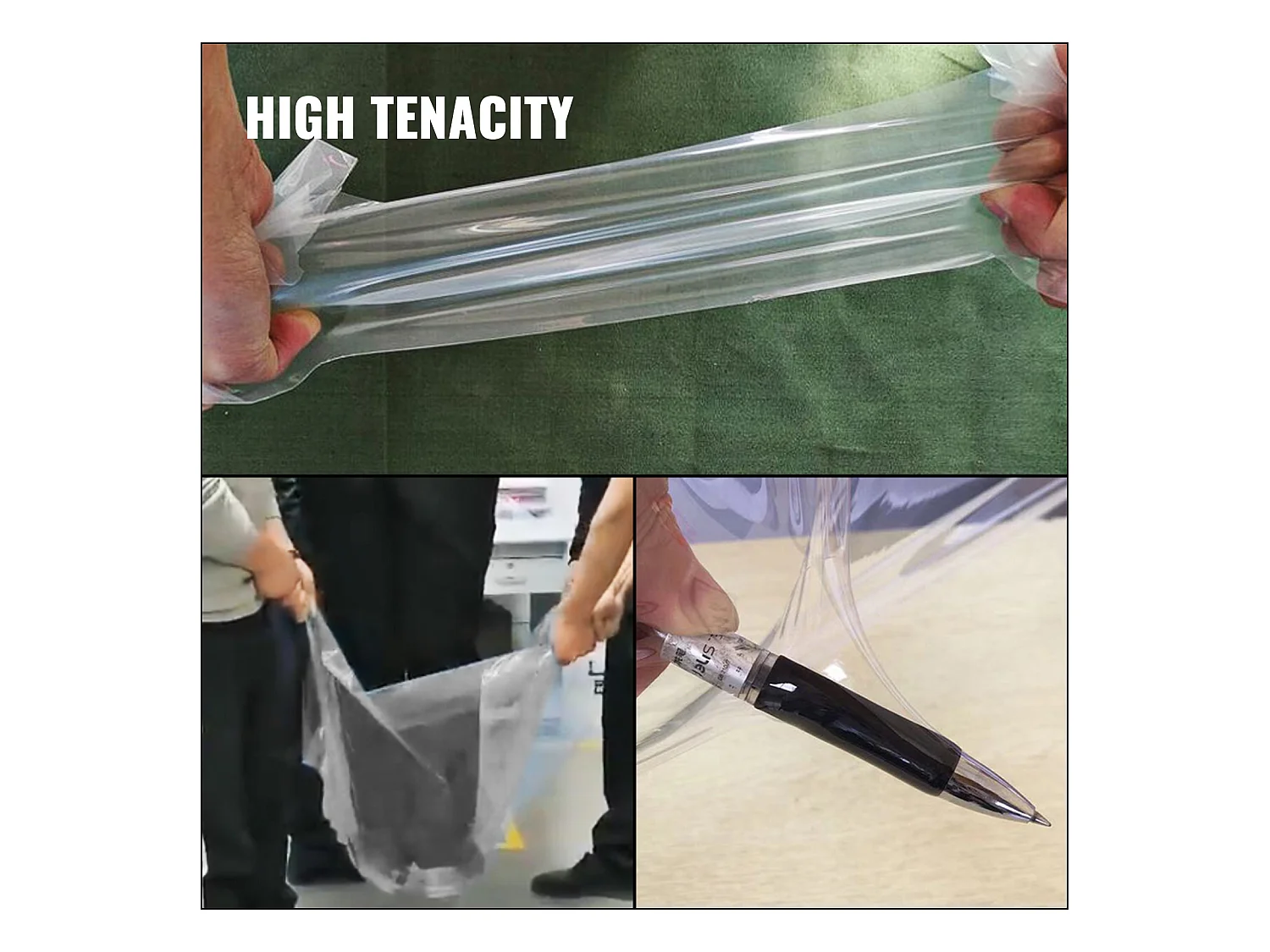 Film de Serre SucceBuy, 6 x 8.5 m, Plastique Polyéthylène pour Utilisation en Serre, Transparent, Polyéthylène Résistant aux UV