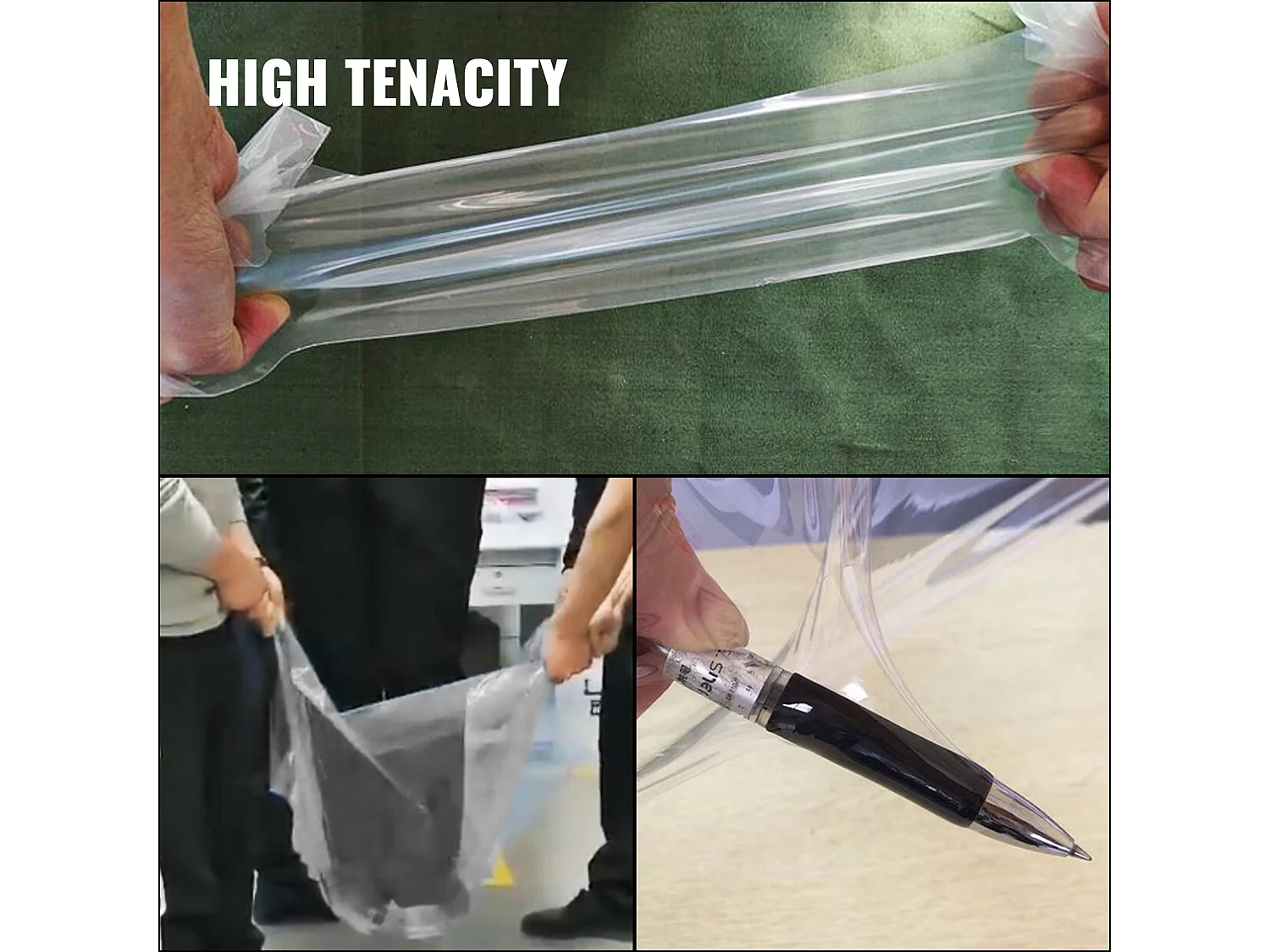 Film de Serre SucceBuy, 3x7.62 m, Polyéthylène Résistant aux UV, Plastique Transparent pour le Réchauffement, Résistance Supérieure