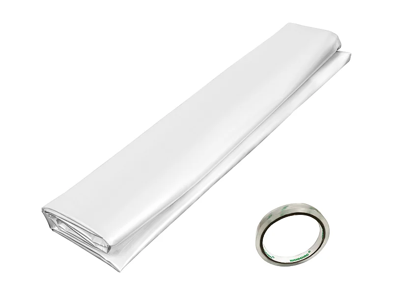 Film de Serre SucceBuy, 3x7.62 m, Polyéthylène Résistant aux UV, Plastique Transparent pour le Réchauffement, Résistance Supérieure