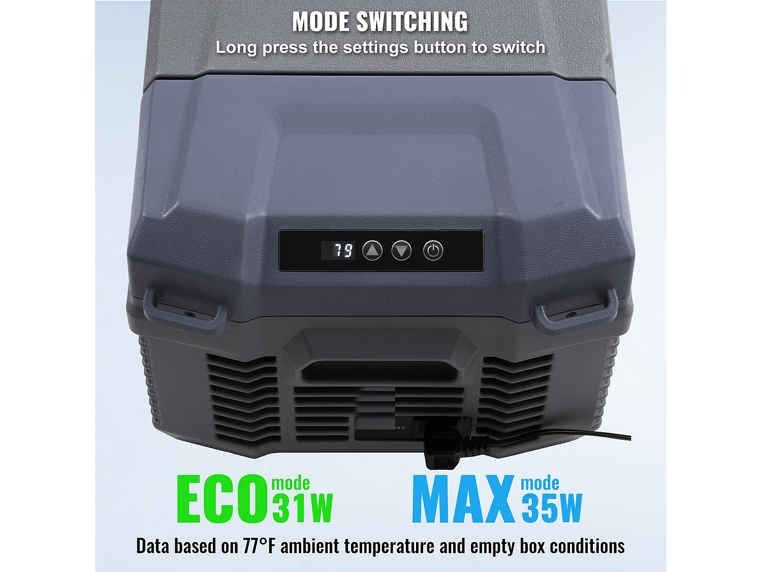 Lodówka Samochodowa SucceBuy 15L Przenośna Lodówka Samochodowa Jednostrefowa do Samochodu i Domu