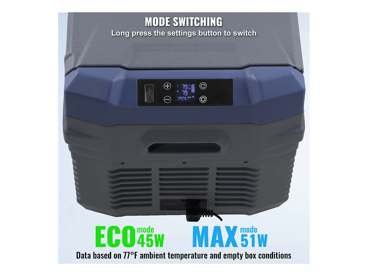 Réfrigérateur de Voiture SucceBuy Réfrigérateur de Voiture Portable 25L à Double Zone pour la Maison et la Voiture