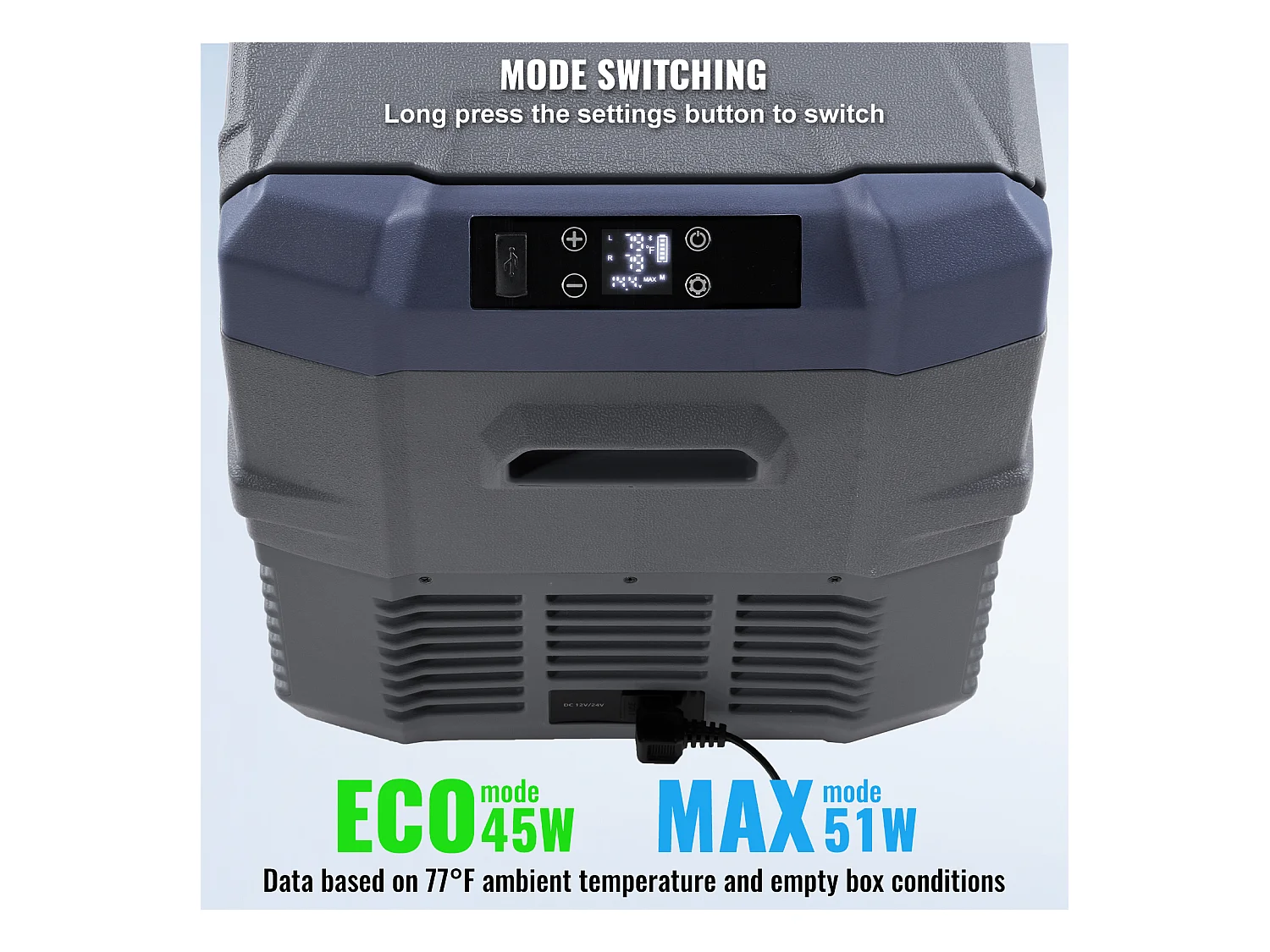 Réfrigérateur de Voiture SucceBuy Réfrigérateur de Voiture Portable 32L à Double Zone pour la Maison et la Voiture